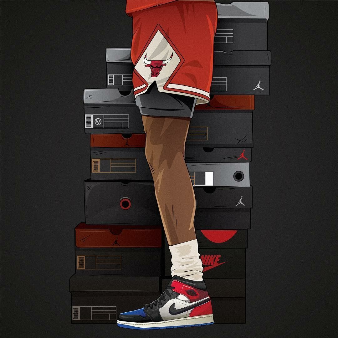 Sneaker Jordan e scatole Nike, swoosh, 1080x1080 HD, Laptop