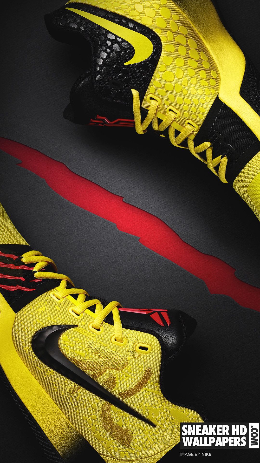 Nike Kobe scarpe gialle, 1080x1920 Full HD Verticale, iPhone Air
