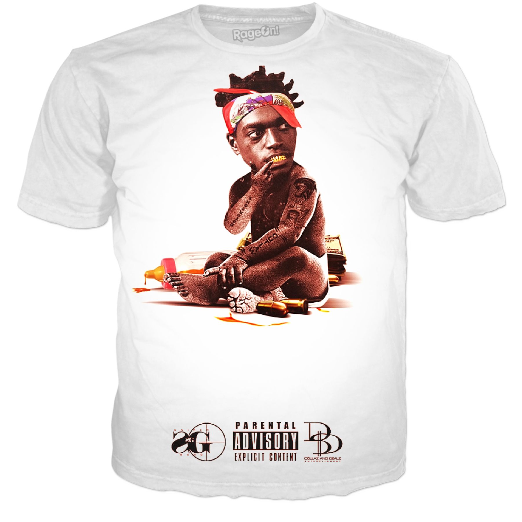 Maglietta bianca Sniper Gang, 1024x1044 Full HD Verticale, Smartphone