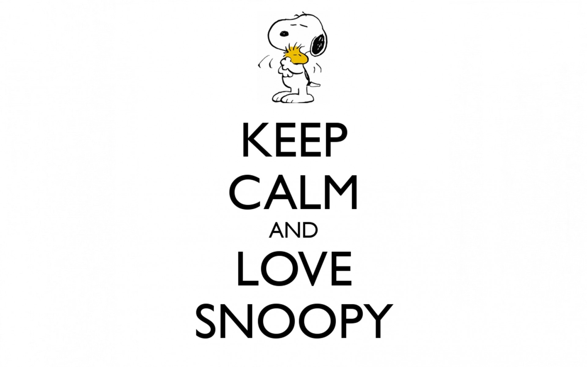 Keep Calm and Love Snoopy, 1920x1200 Full HD+ WUXGA, Desktop