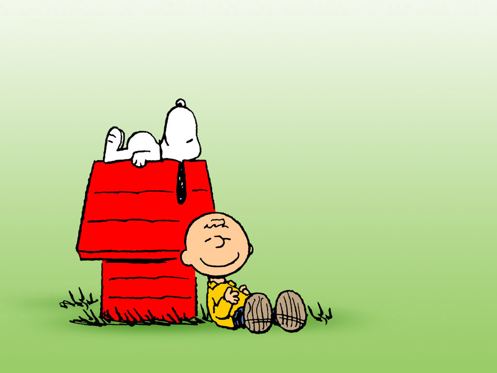 Snoopy e Charlie Brown cuccia, 1024x768 HD, Desktop