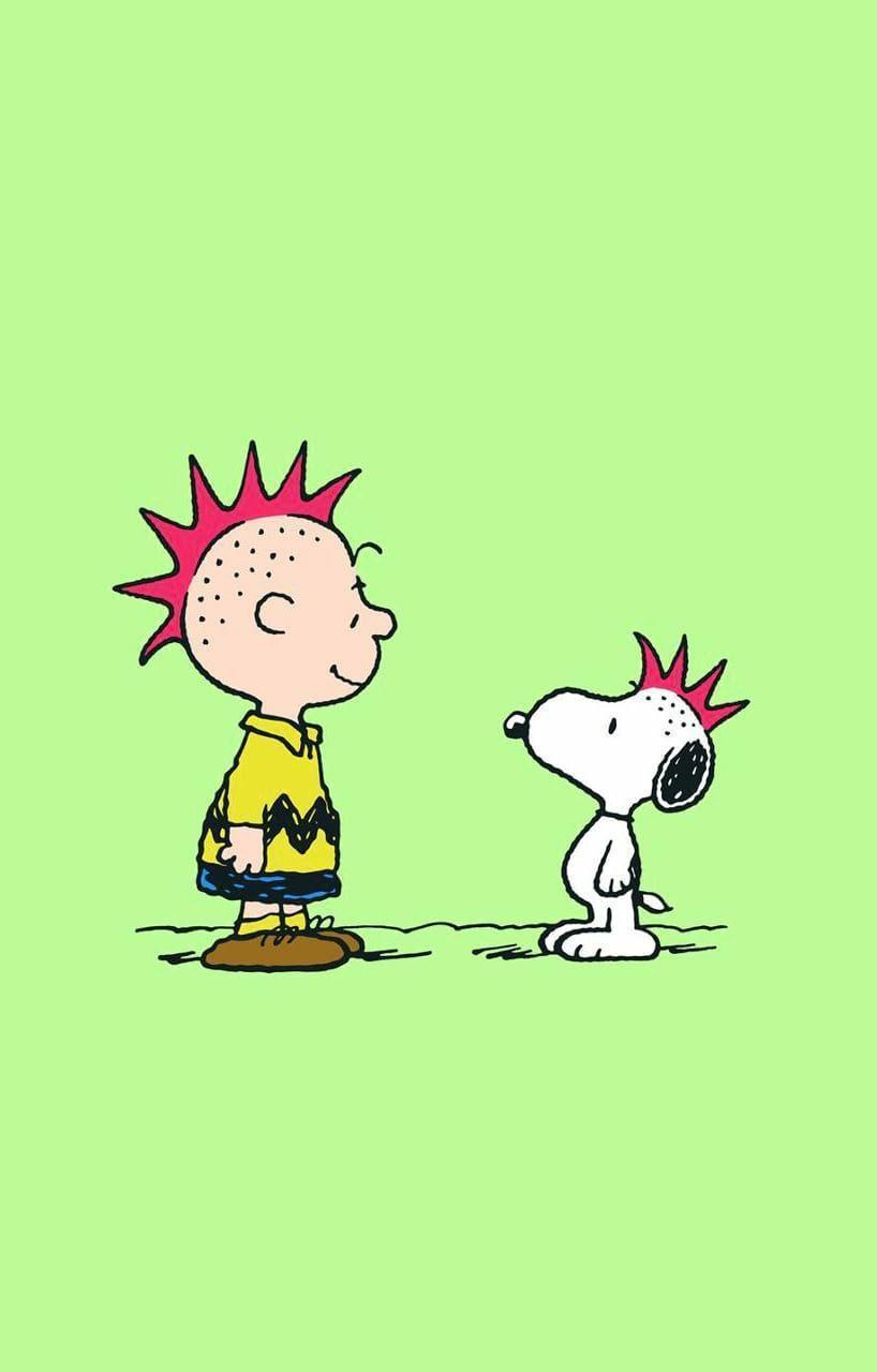Charlie Brown e Snoopy punk, 818x1280 Full HD Verticale, iPhone