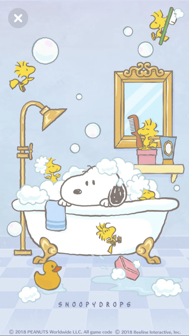 Snoopy fa il bagno, 720x1280 Full HD Verticale, Smartphone