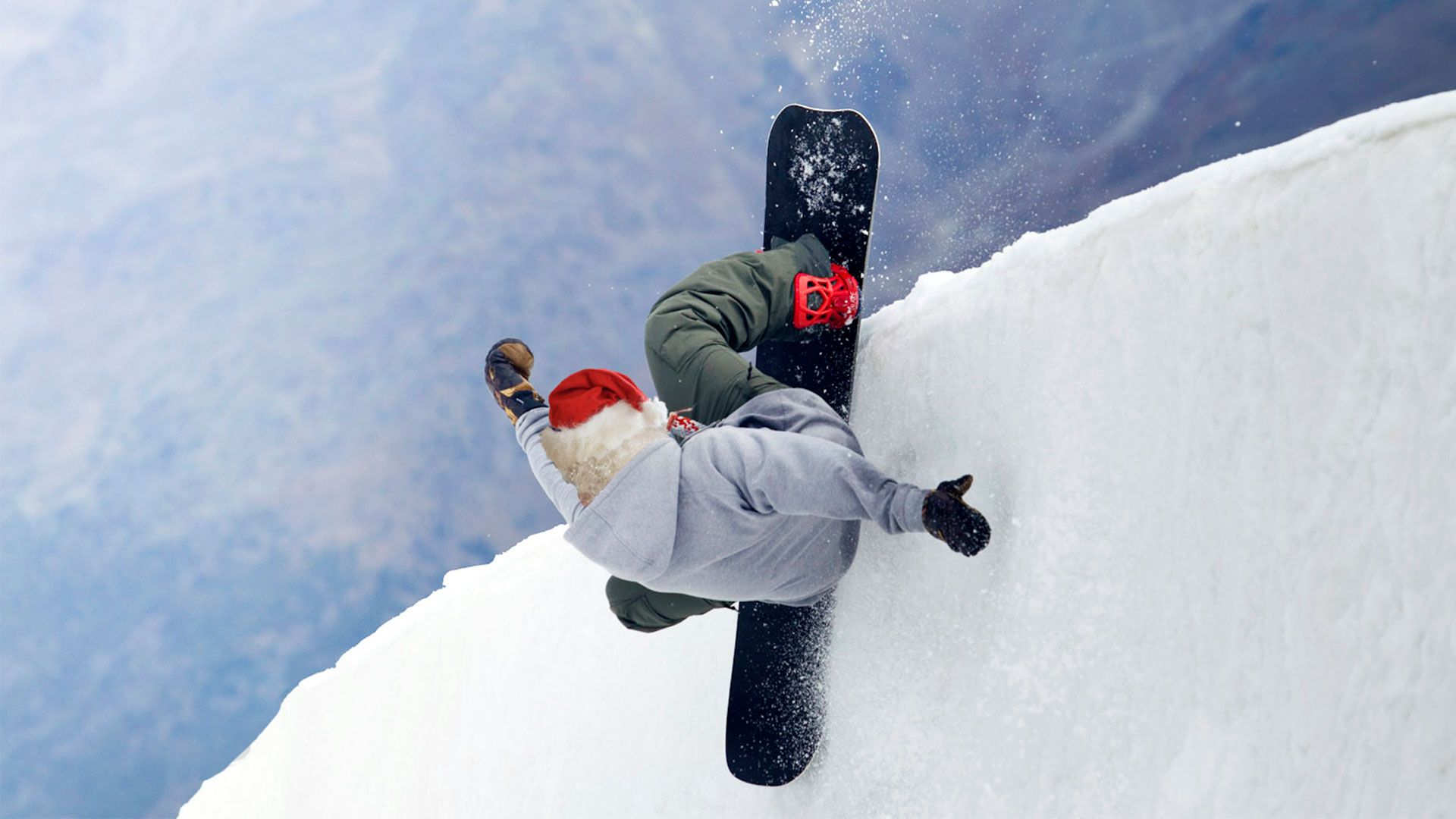 Snowboarder su pendio innevato, 1920x1080 Full HD 1080p, PC Desktop