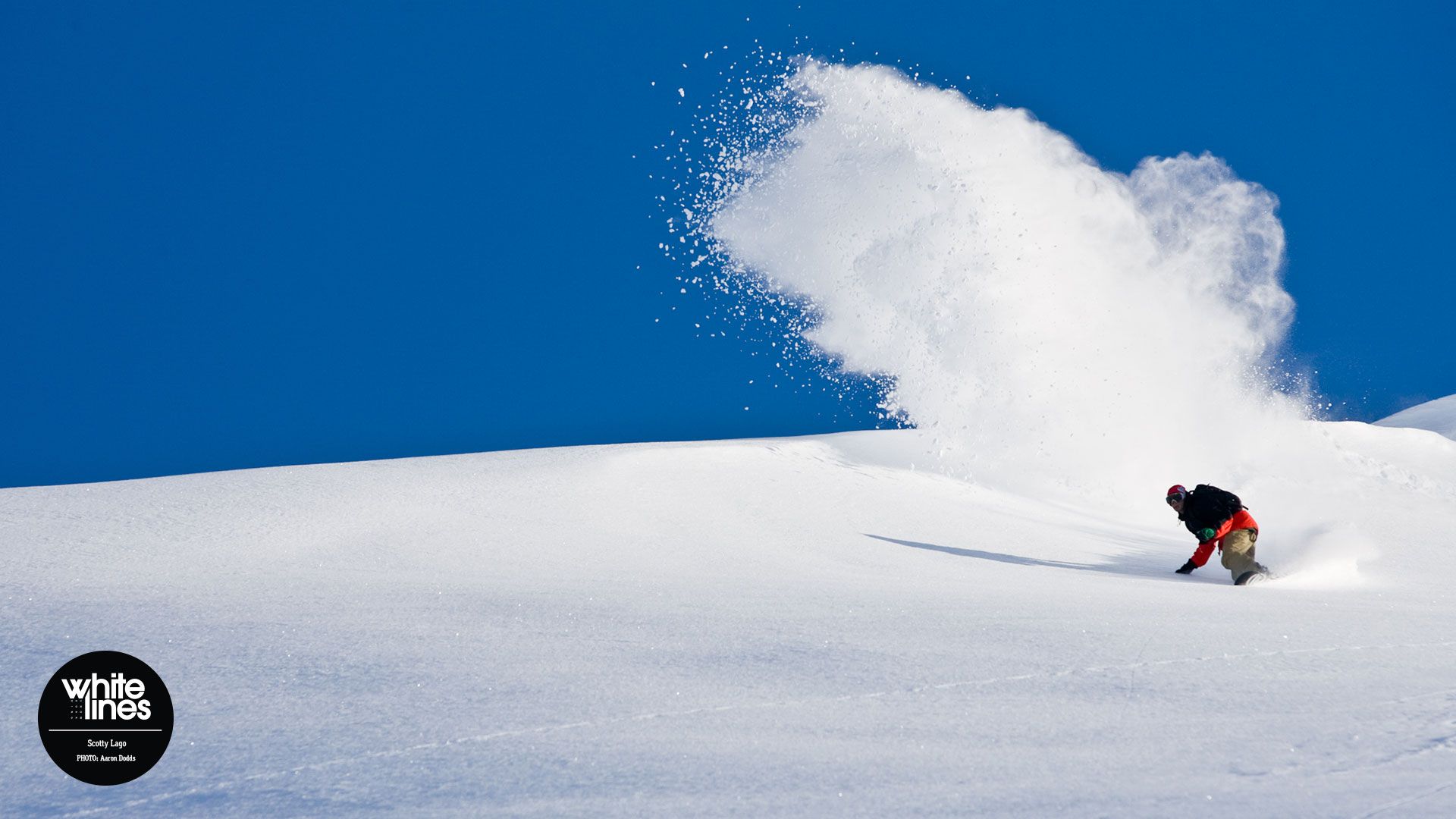 Snowboarder in neve fresca, 1920x1080 1080p, PC Desktop
