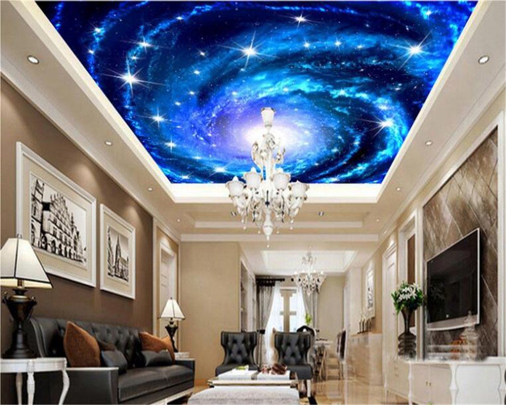Galassia blu vortice soffitto, 1000x800 HD, Laptop