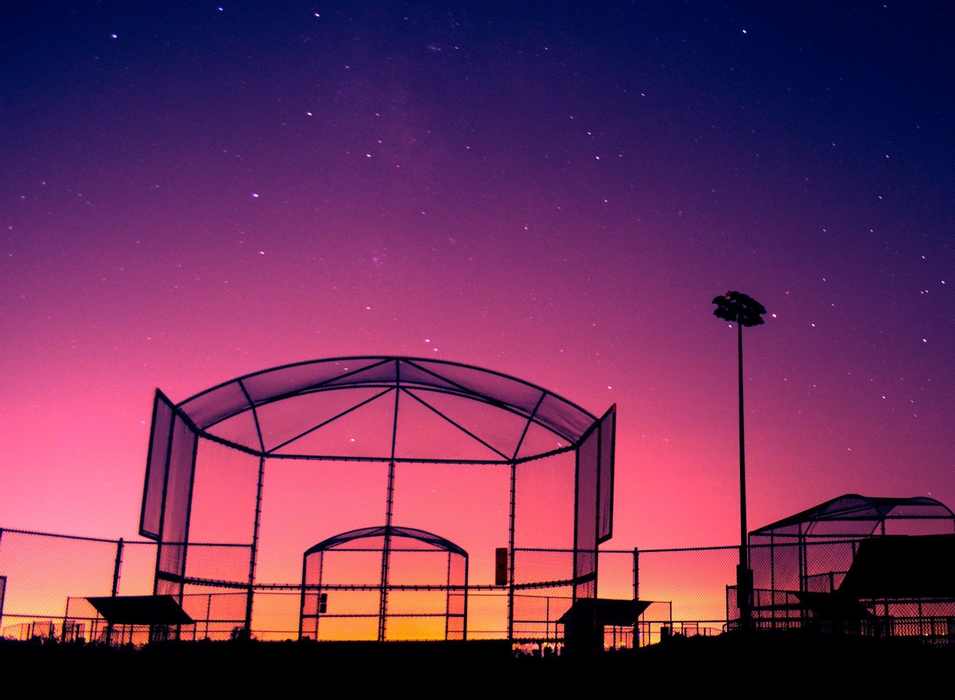 Campo softball al tramonto, 1920x1408 WUXGA, PC Desktop