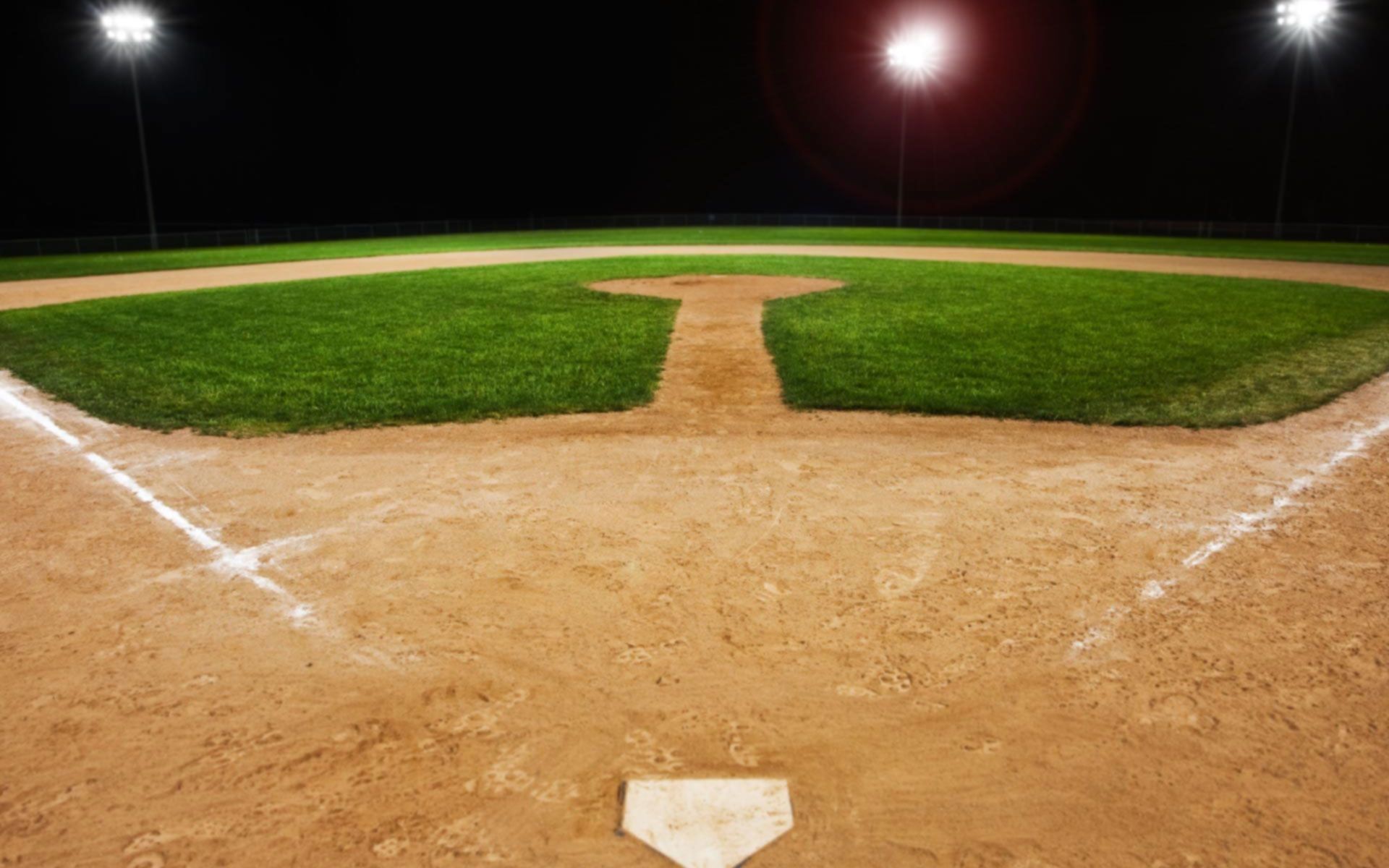 Campo da softball notturno, 1920x1200 Full HD+ WUXGA, PC