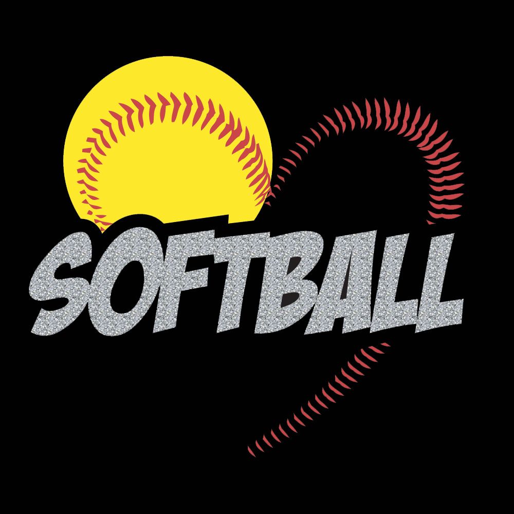 Pallina softball a forma di cuore, 1000x1000 HD, Laptop