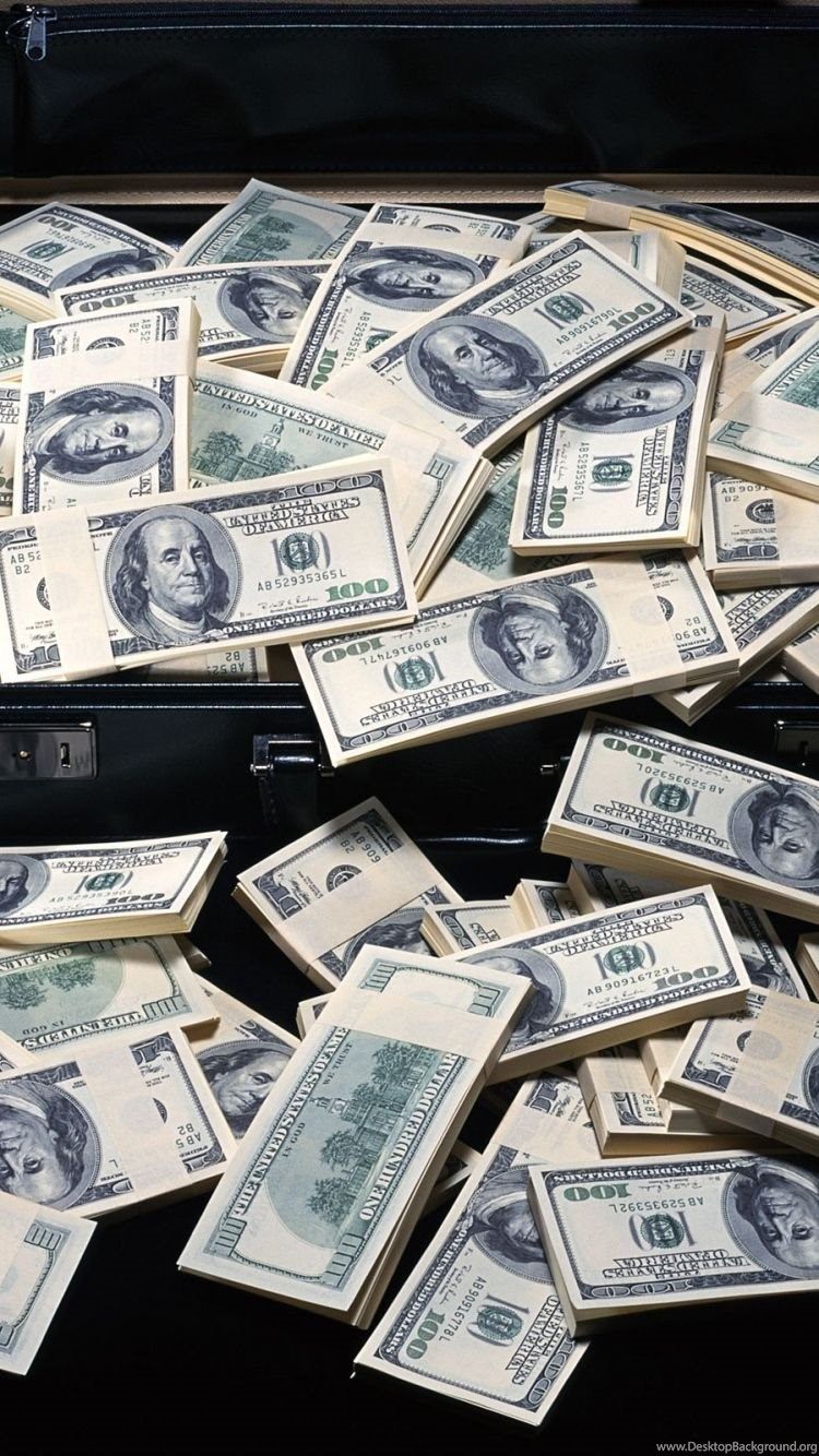 Banconote dollari volanti blu, 2560x1600 WQXGA, Laptop