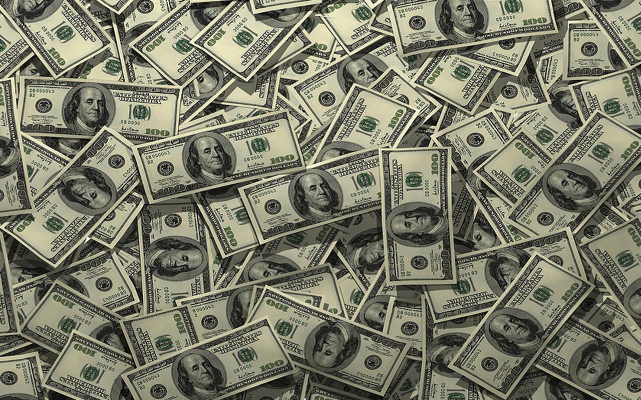 Banconote da 100 dollari, 1280x800 720p, Laptop
