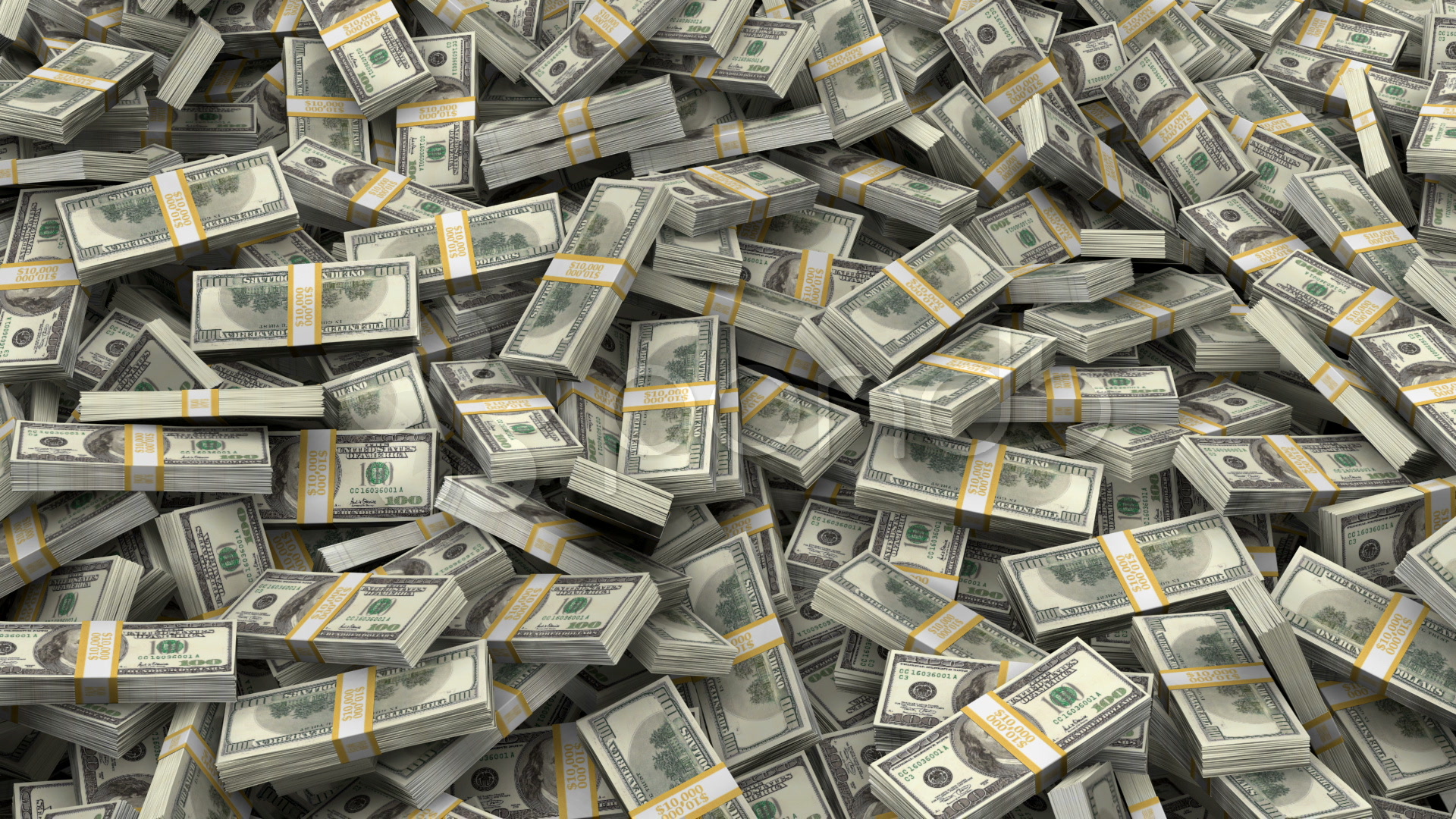 Mazzette di banconote dollari, 1920x1080 Full HD 1080p, PC