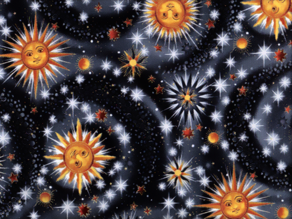 Soli celesti e stelle dorate, 1024x768 HD, Laptop