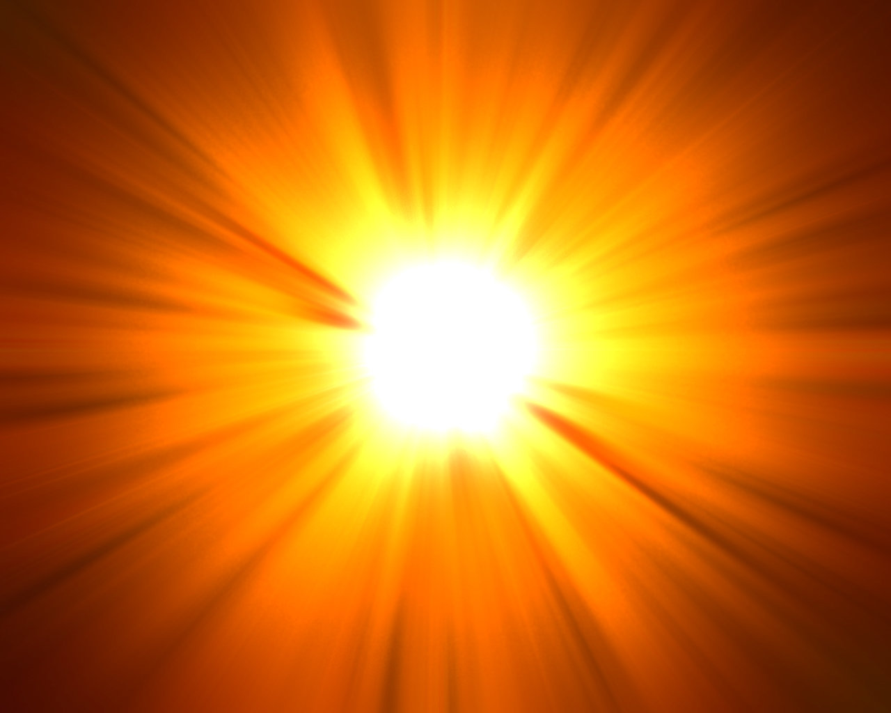 Sole raggiante arancione, 1280x1024 HD, Desktop