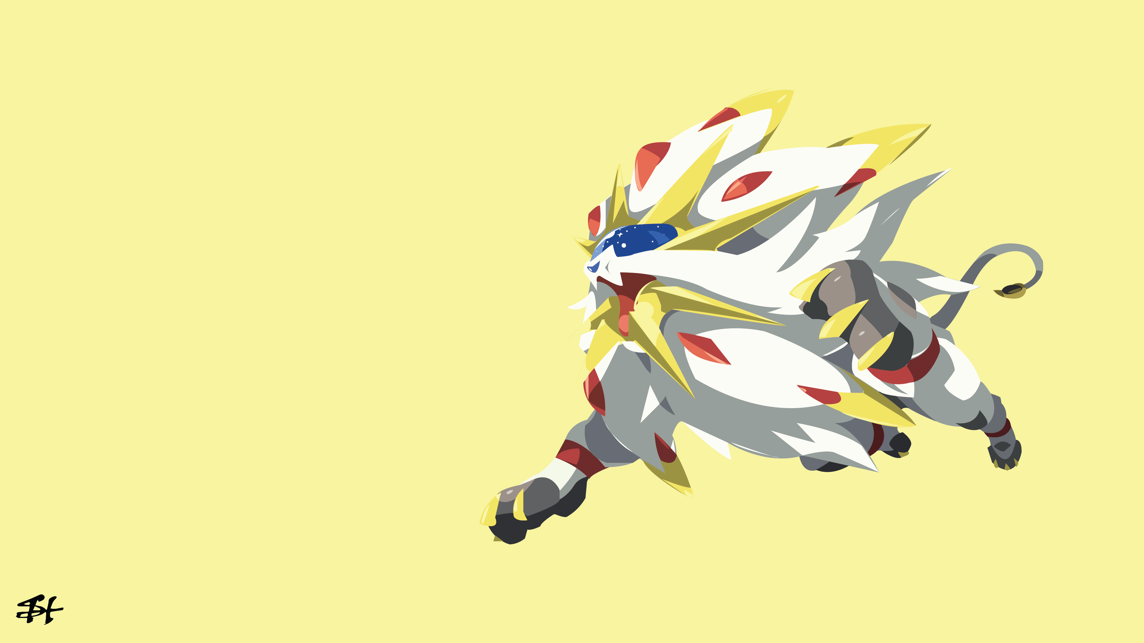 Solgaleo e Lunala, Pokémon, 1242x2208 Full HD Verticale, iPhone