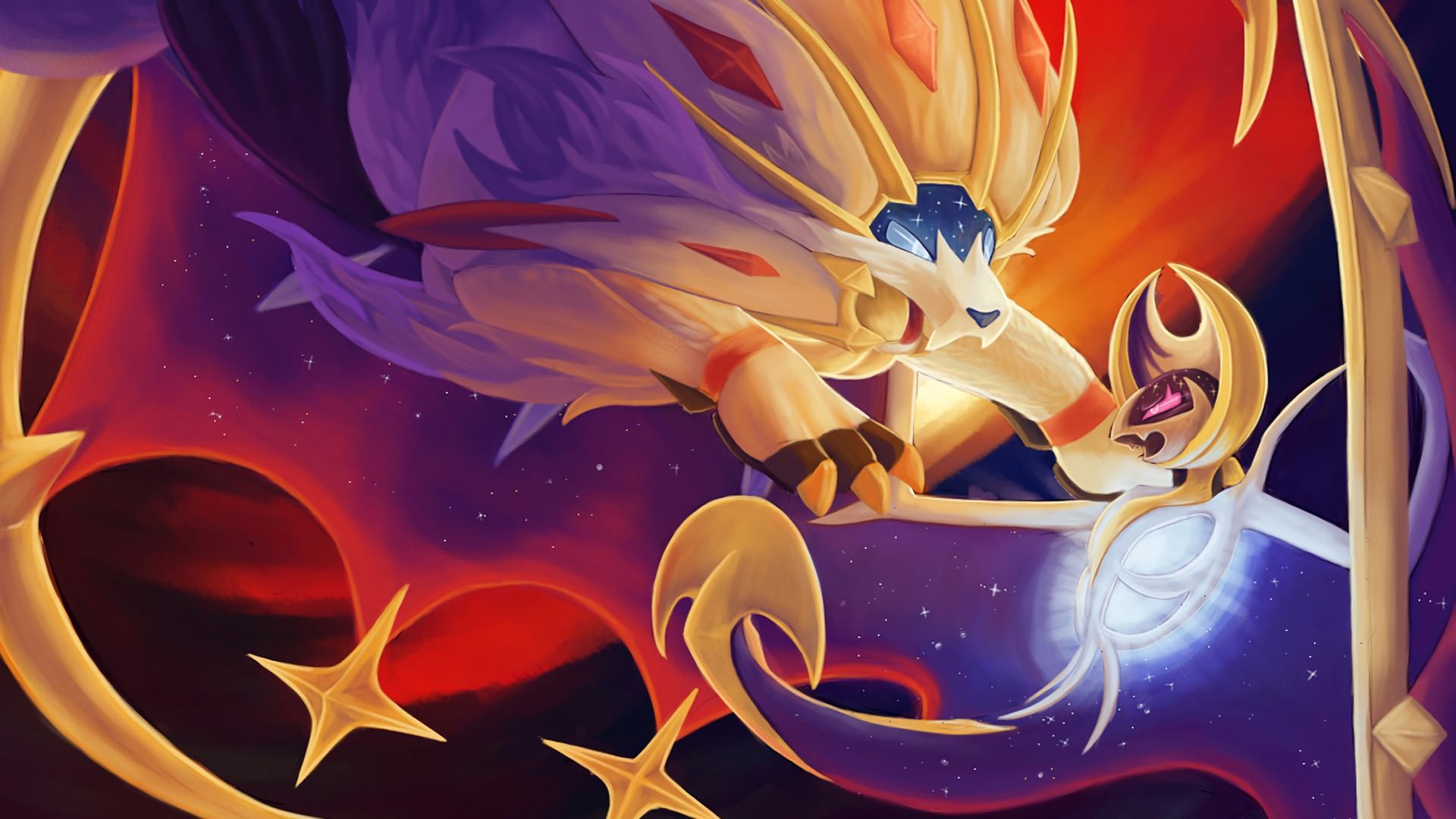 Solgaleo Pokemon spazio, 3840x2160 UHD, Monitor 4K