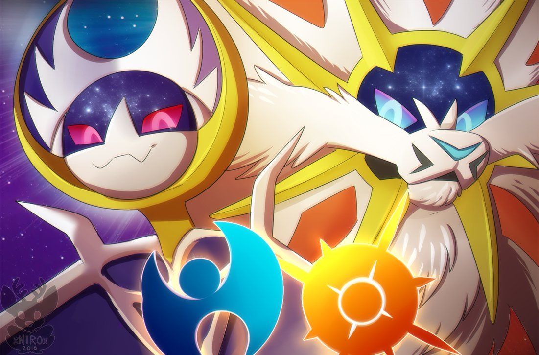 Solgaleo e Lunala Pokemon, 1920x1080 Full HD, PC Desktop
