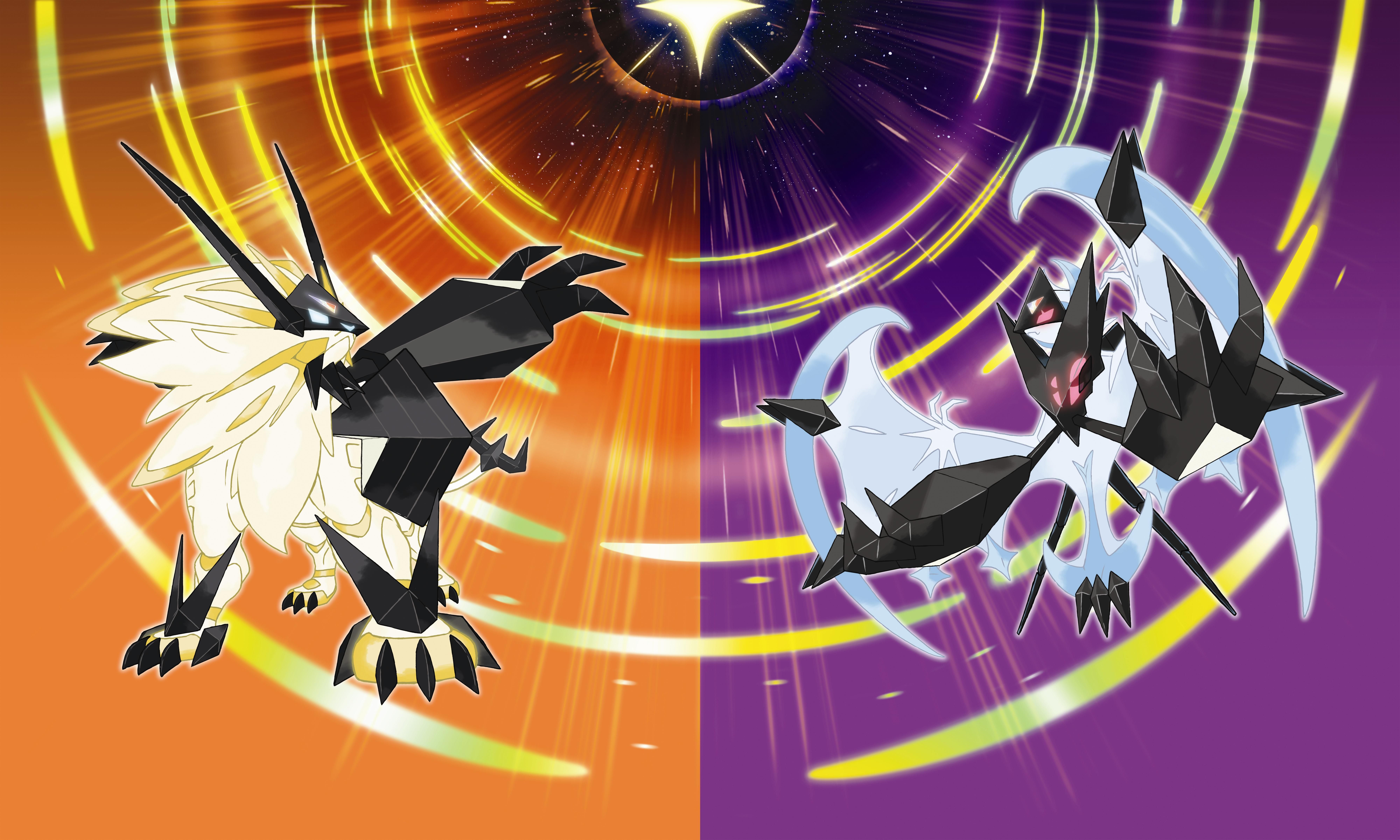 Solgaleo Pokemon simbolo arancione, 1920x1080 Full HD, PC