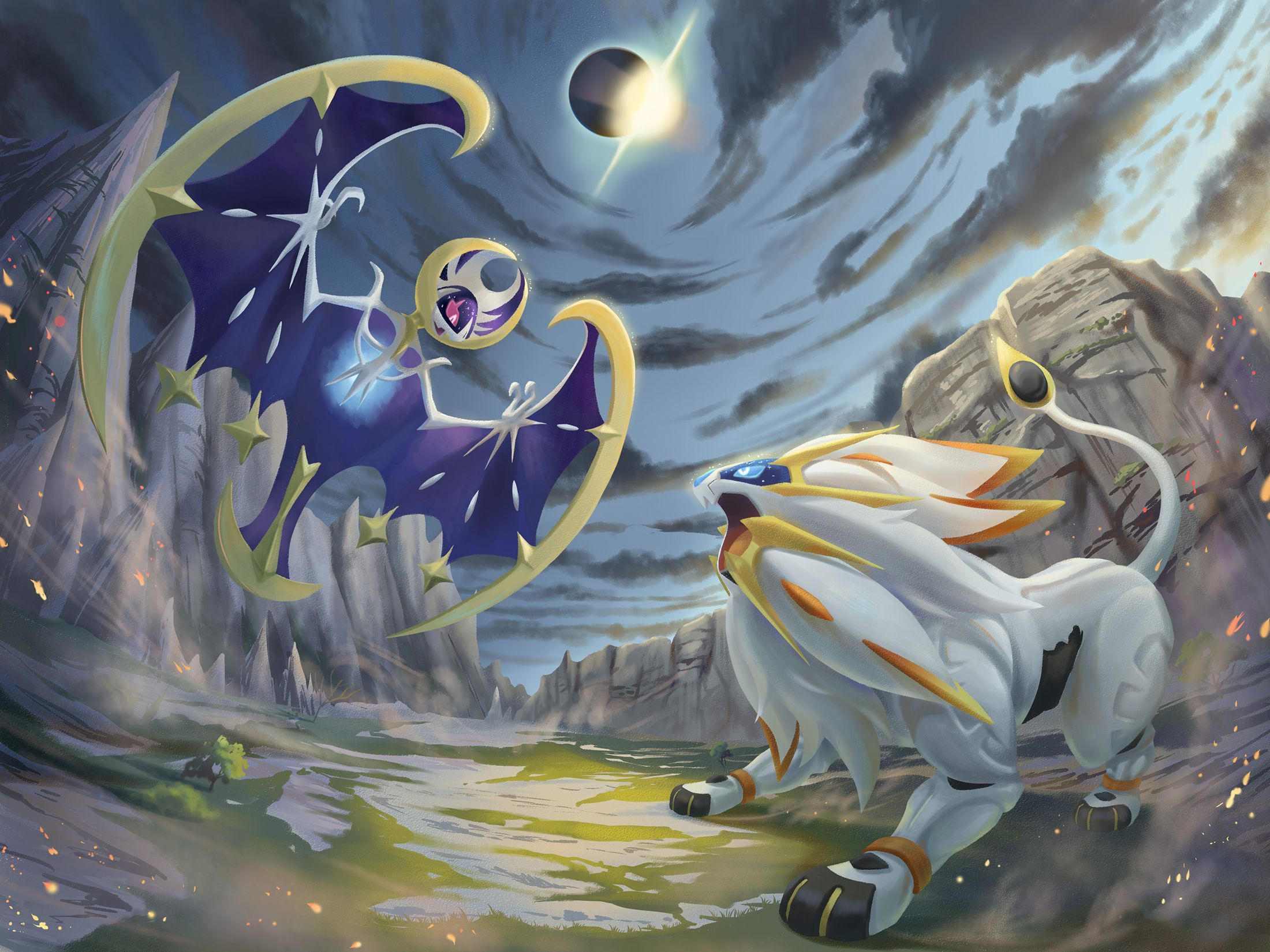 Solgaleo Pokémon leggendario, 3840x2160 UHD, PC 4K