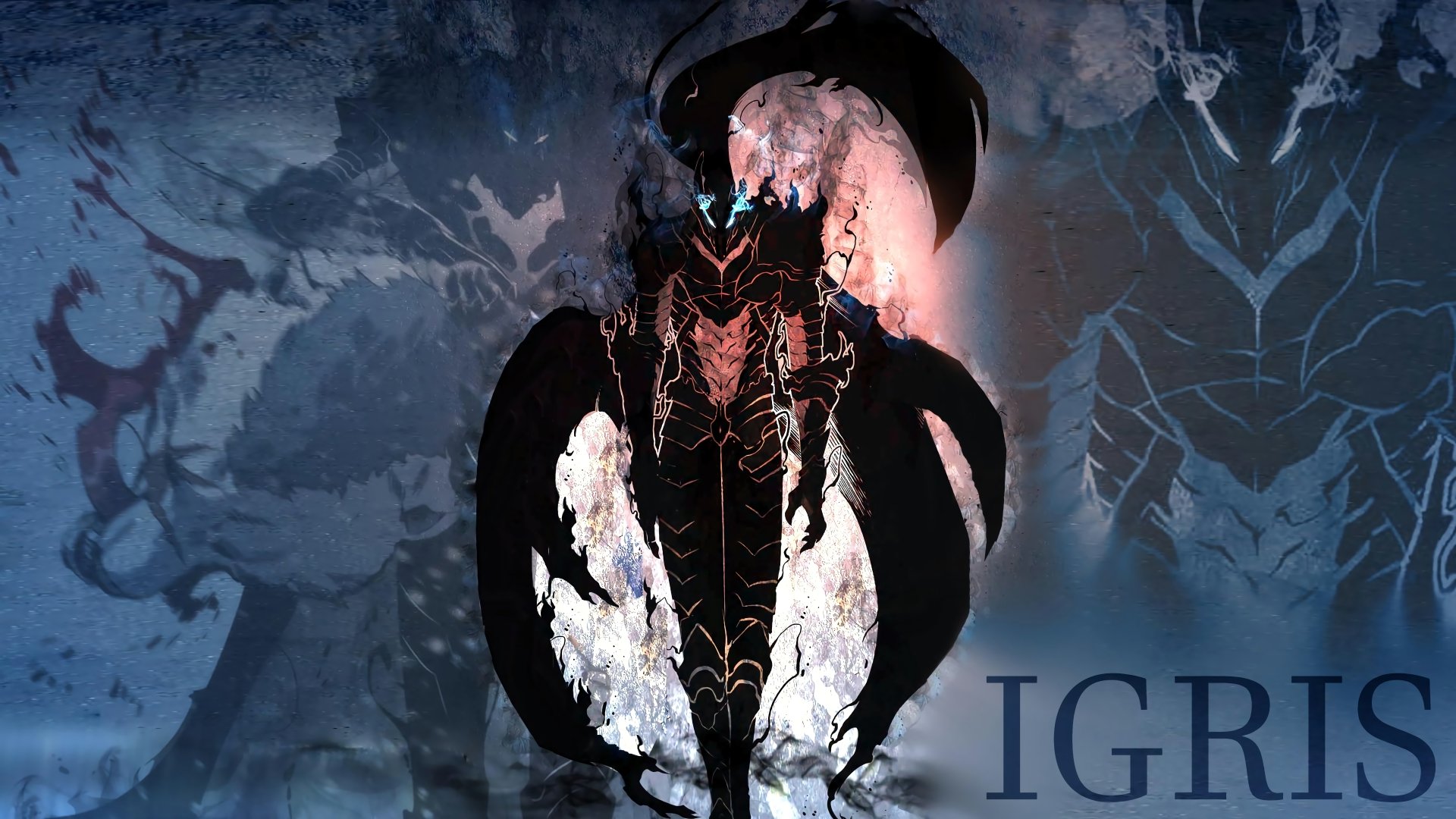 Igris Solo Leveling armatura oscura, 1920x1080 1080p, Laptop