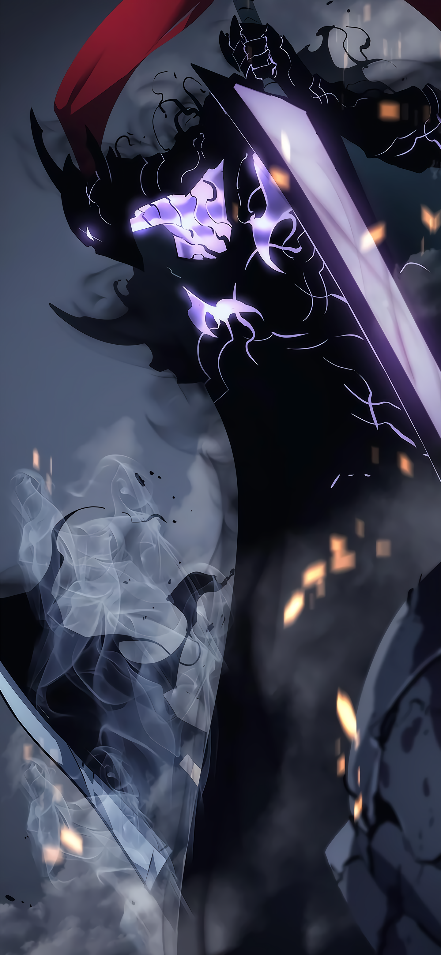 Sung Jin-Woo Solo Leveling ombra, 1440x3120 Full HD Verticale, Smartphone