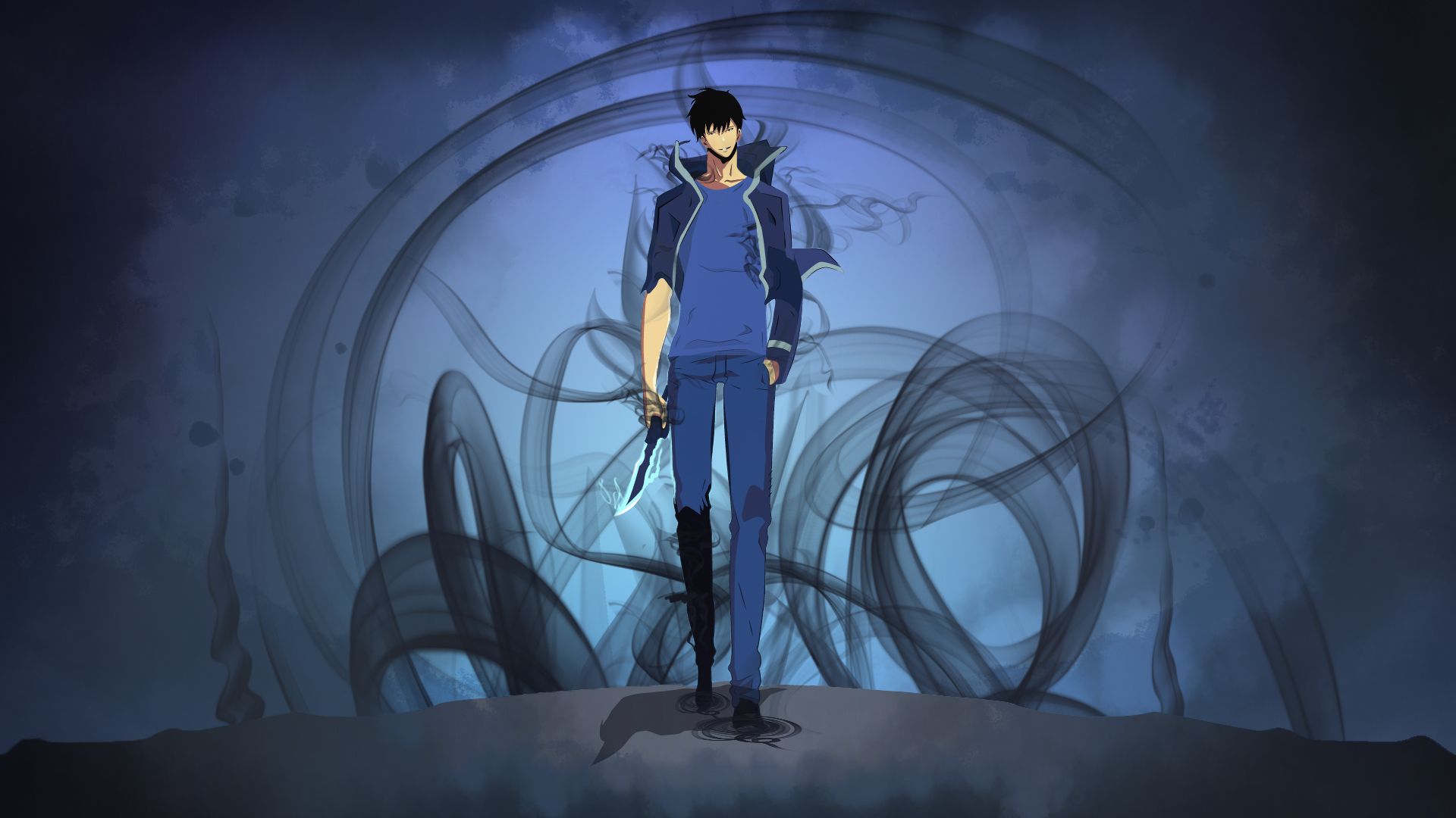 Sung Jin-Woo Solo Leveling, 1920x1080 Full HD, PC Desktop
