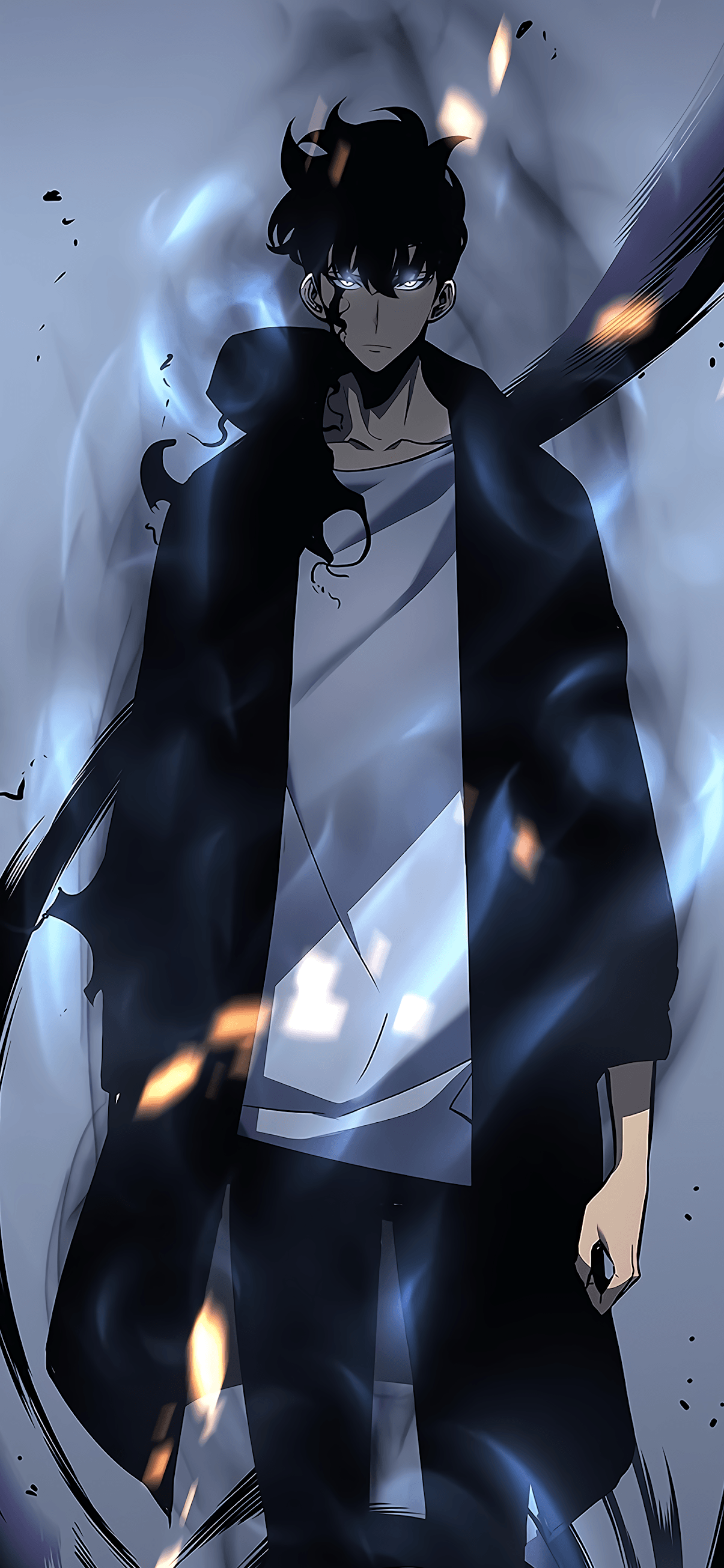 Sung Jin-Woo Solo Leveling, manhwa, 1205x2610 Verticale, Telefono