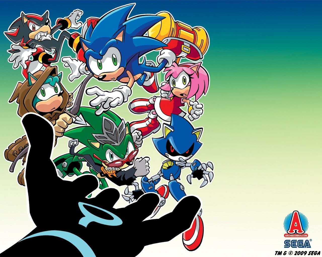 Sonic the Hedgehog personaggi gruppo, riccio blu, 1280x1024 720p, Laptop