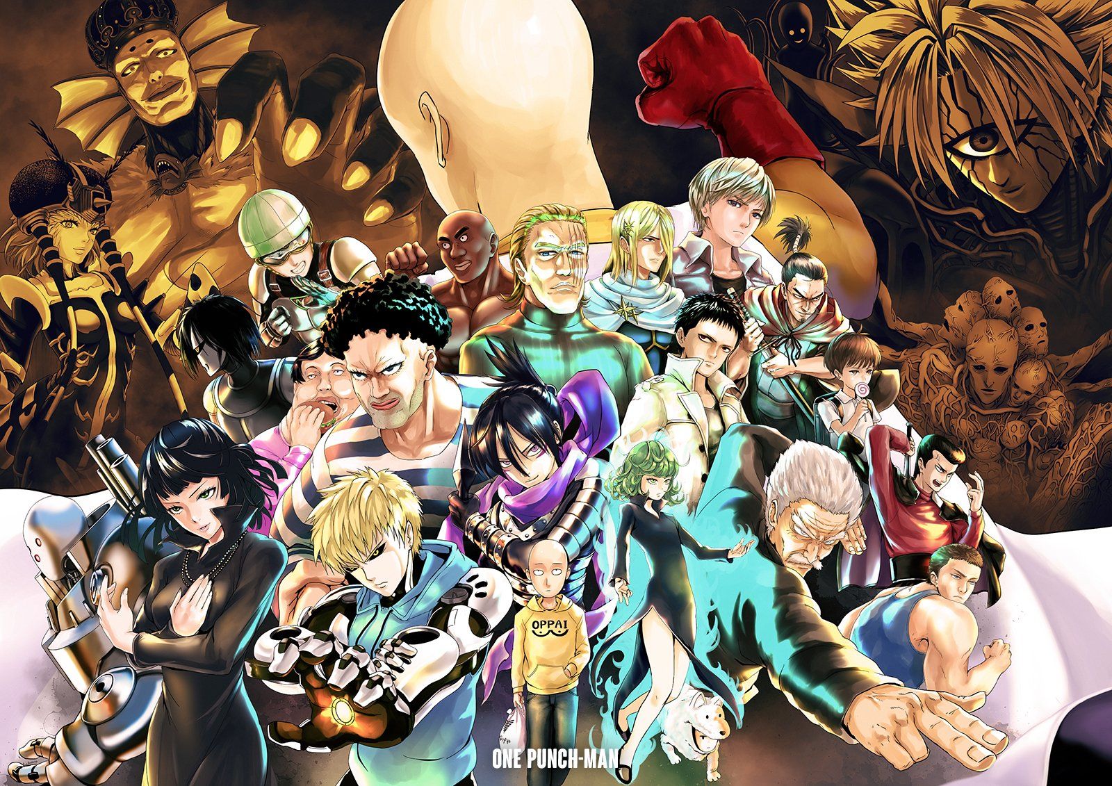 One-Punch Man personaggi anime, 1600x1131 HD, PC