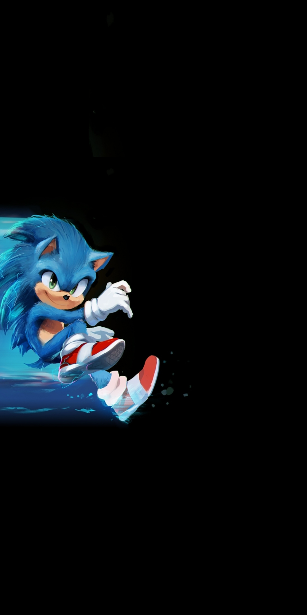 Sonic the Hedgehog corsa, 1000x2000 Verticale, Telefono