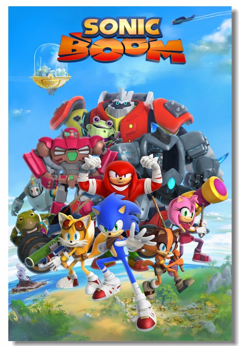 Sonic Boom personaggi cartoon, 1000x1449 Verticale, OnePlus