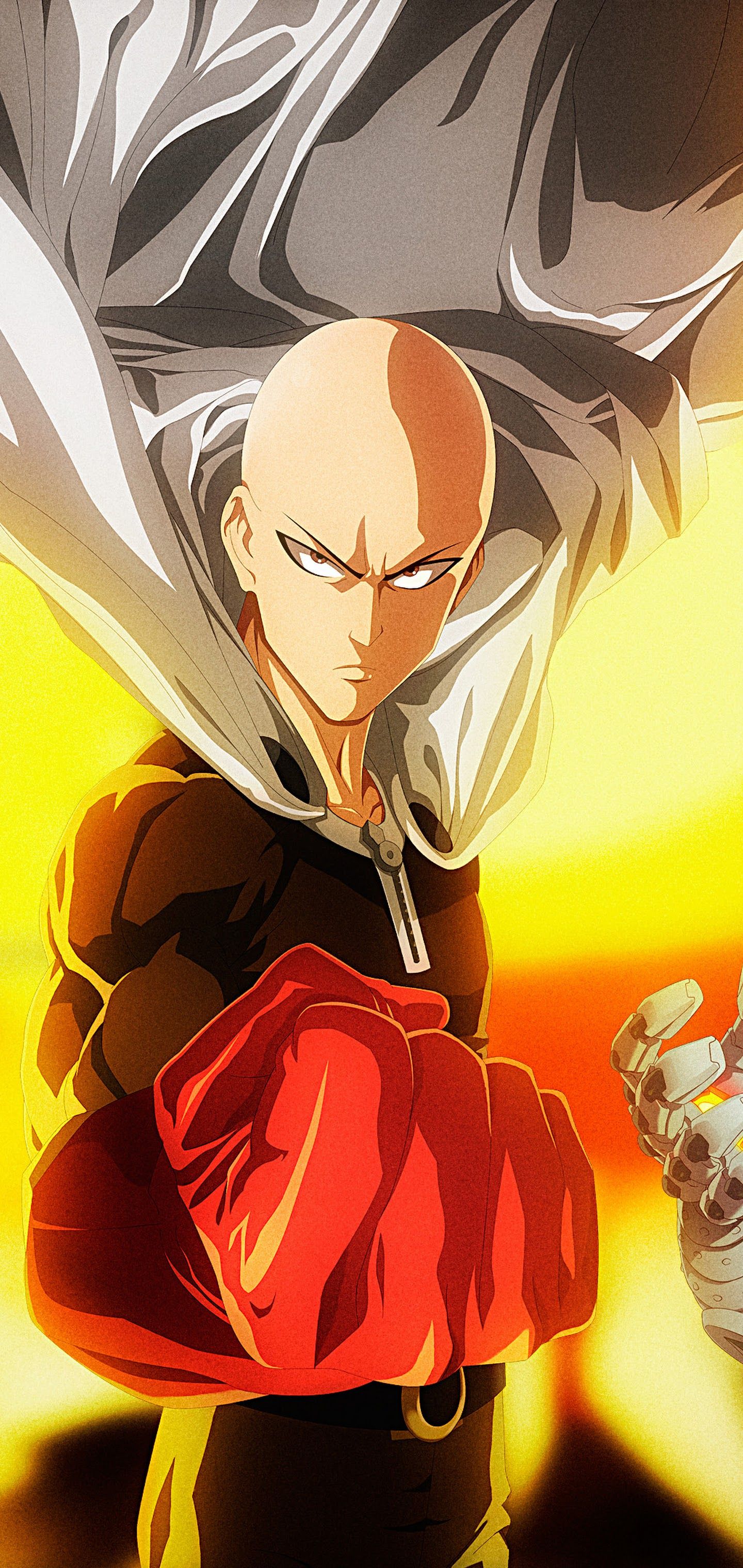 Saitama One Punch Man, 1440x3040 Full HD Verticale, iPhone