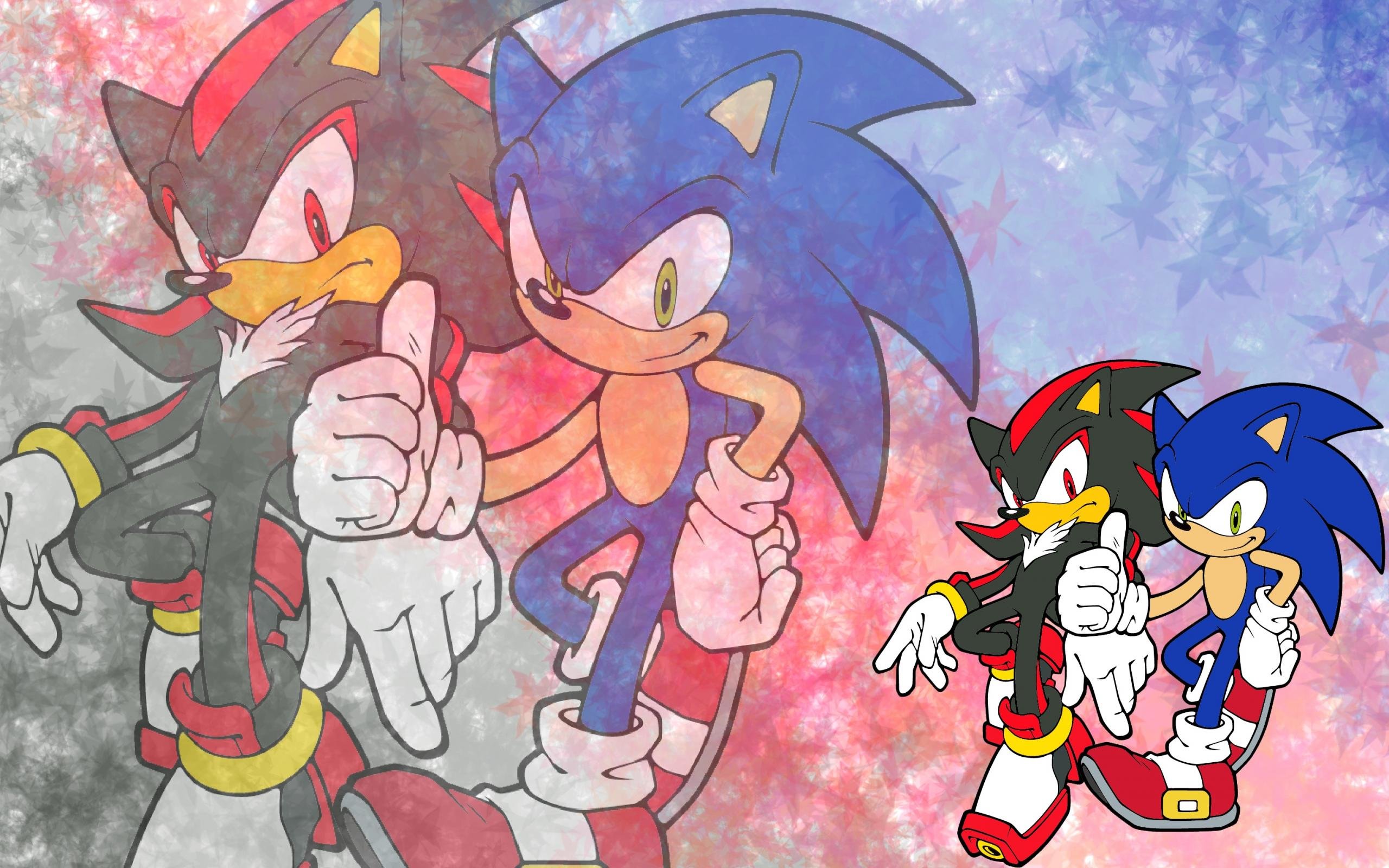 Sonic e Shadow anime, 2560x1600 2K+, MacBook Pro
