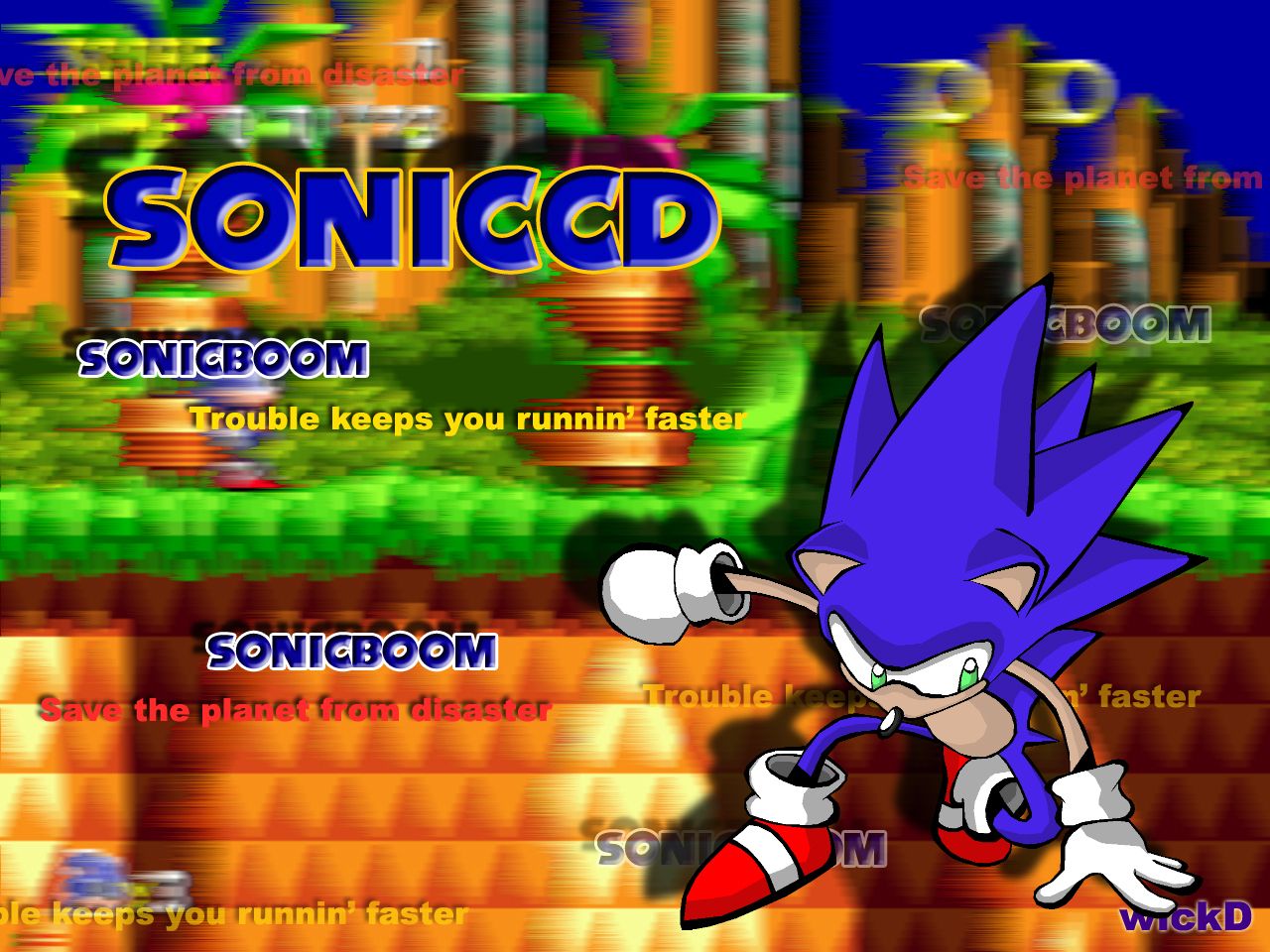 Sonic CD videogioco personaggio, 1280x960 720p, Lenovo Legion