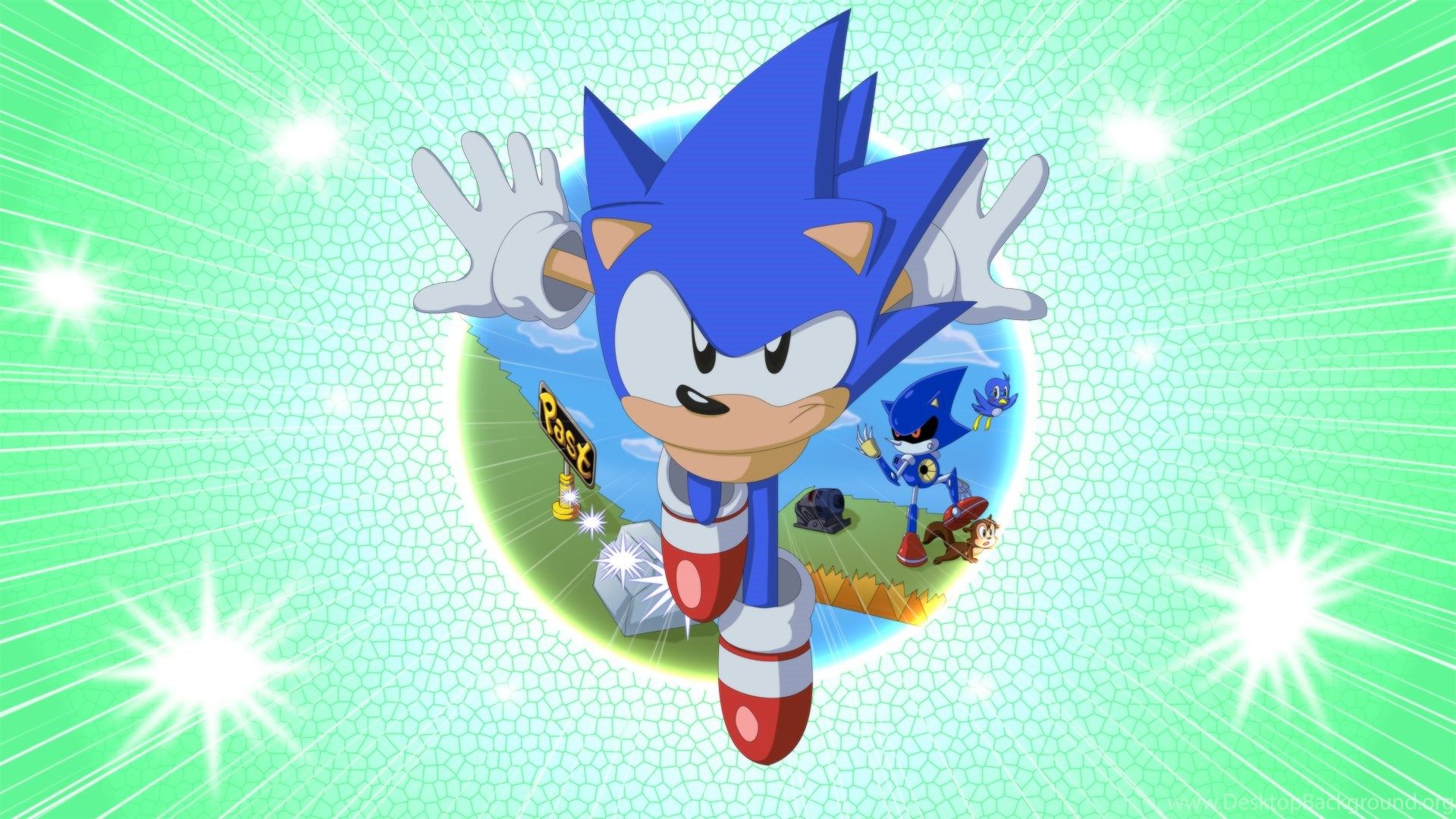 Sonic the Hedgehog corsa, 1920x1080 Full HD, Desktop