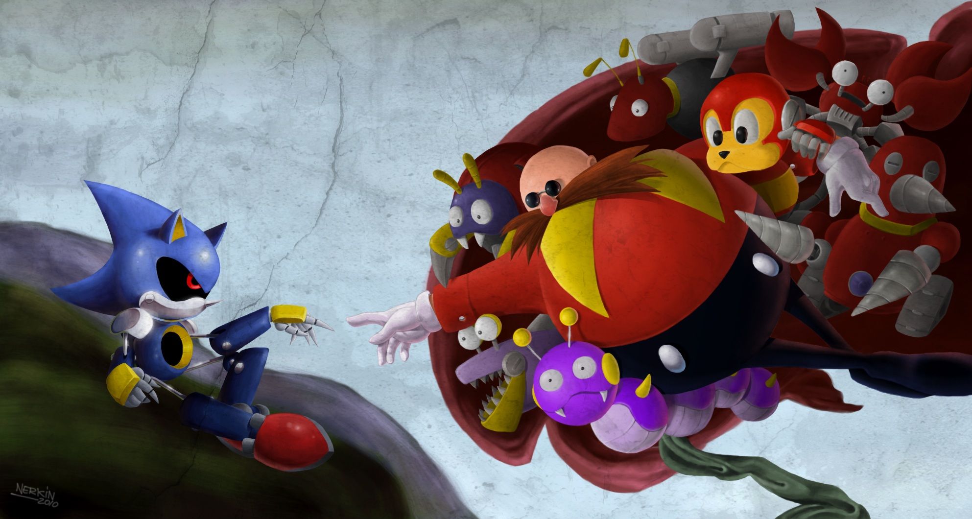 Sonic contro mostro Metal Sonic, 1985x1060 1080p, Laptop