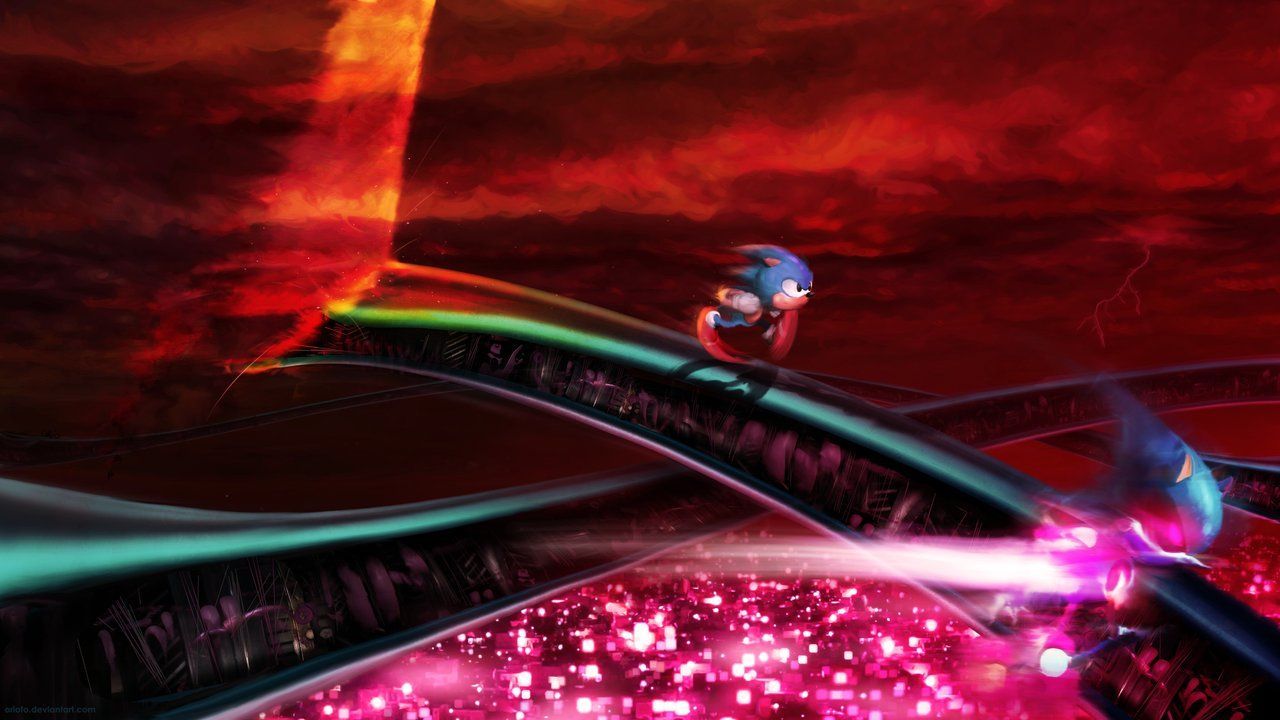 Sonic Stardust Speedway rossa, 1280x720 HD, PC Desktop