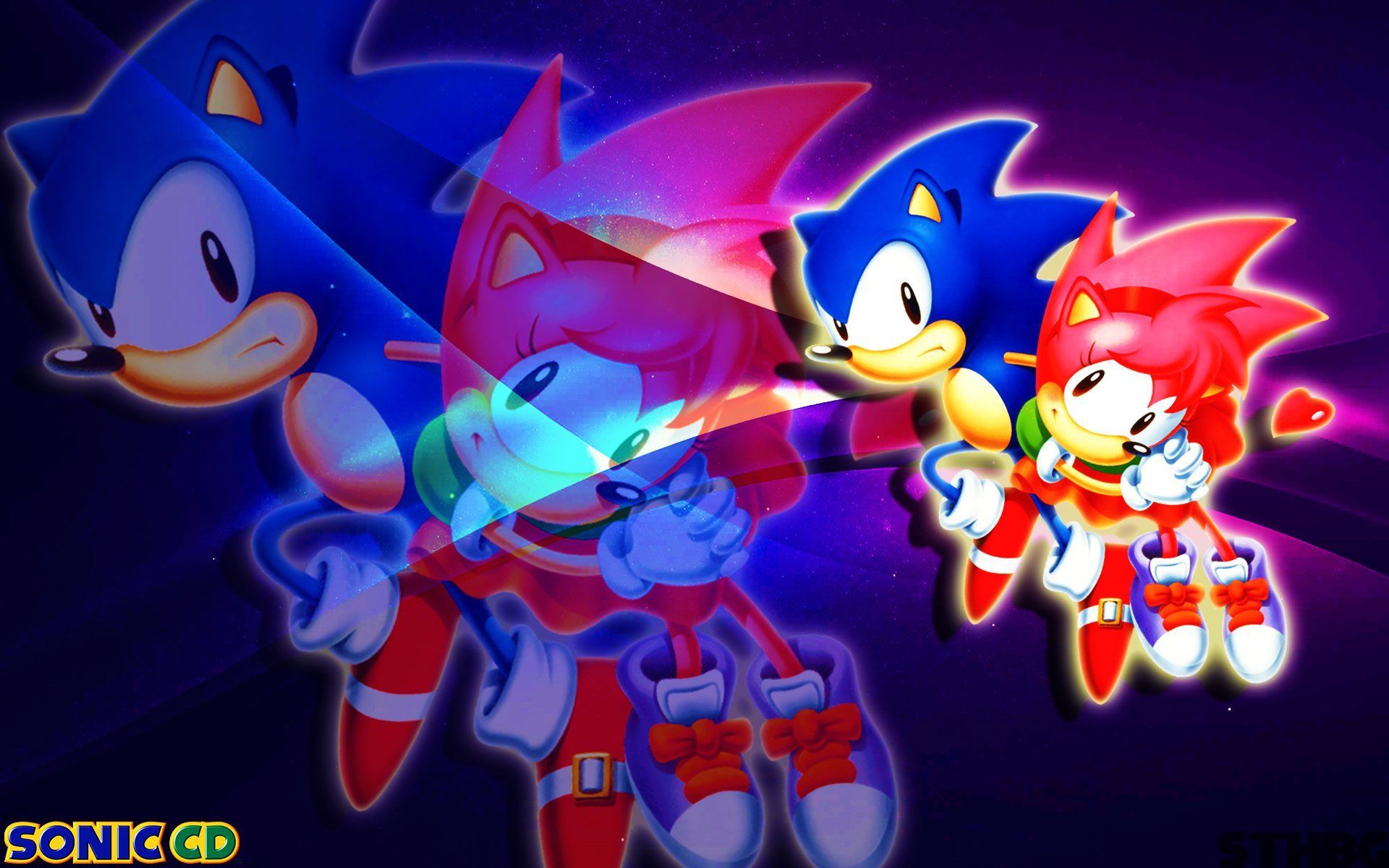 Sonic e Metal Sonic CD, 1920x1200 WUXGA, Laptop