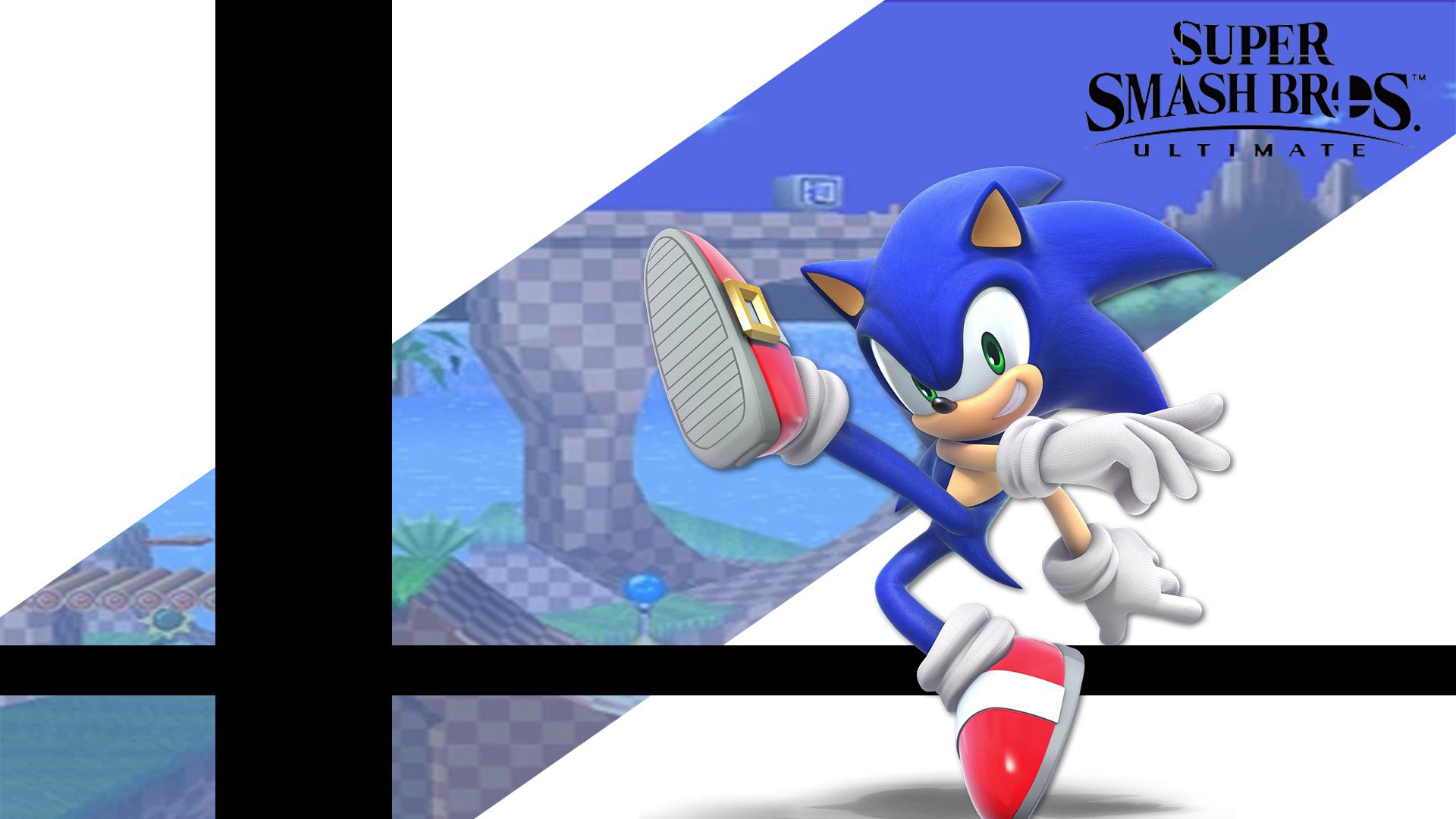 Sonic in Super Smash Bros Ultimate, 1920x1080 1080p, PC
