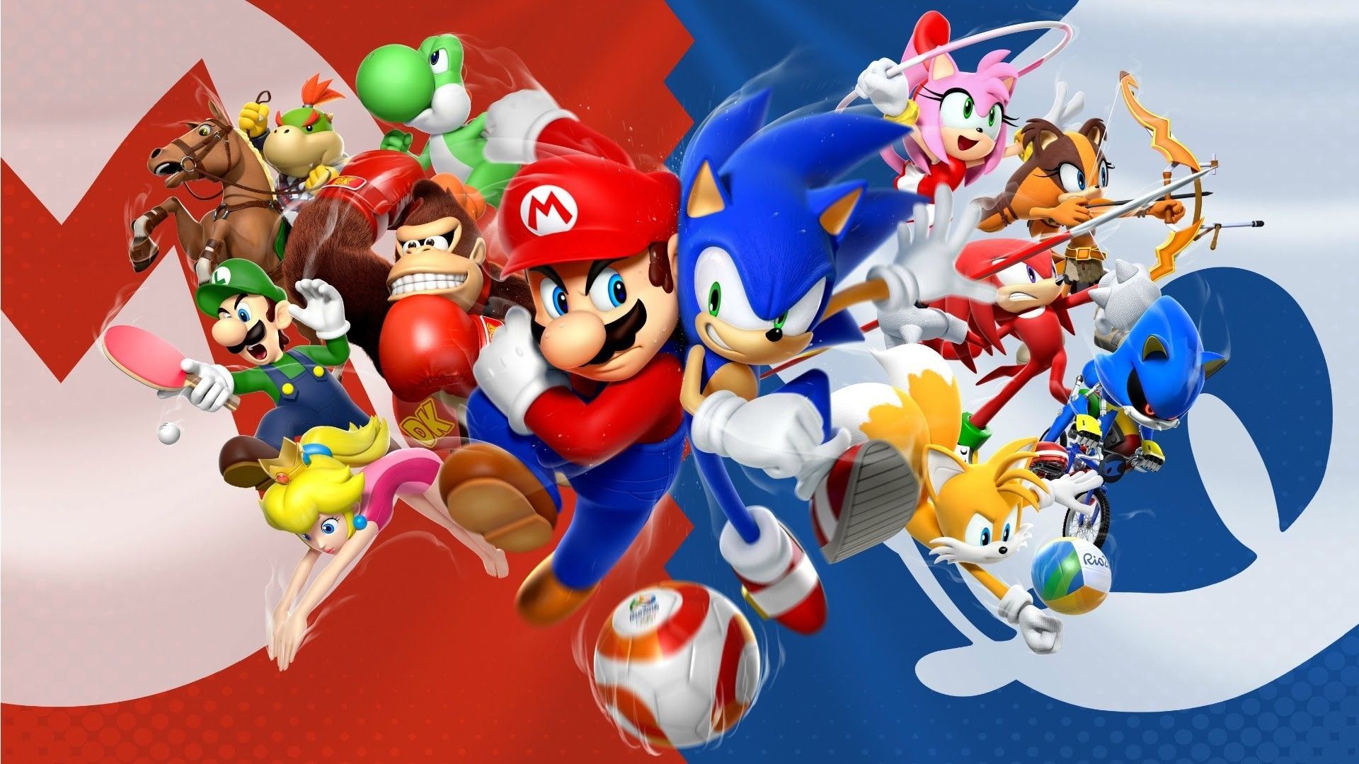 Mario e Sonic personaggi, 1920x1080 1080p, PC Desktop