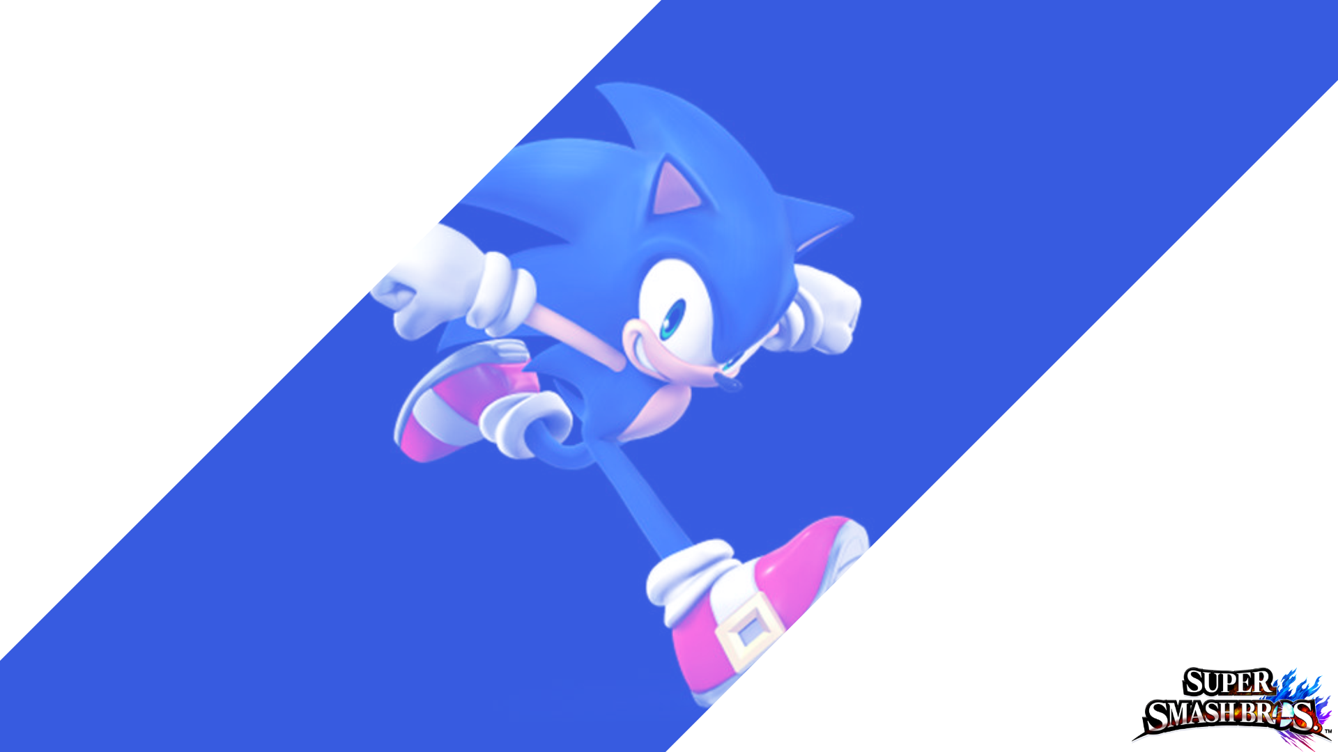 Sonic in Super Smash Bros, 1920x1080 Full HD, PC Desktop