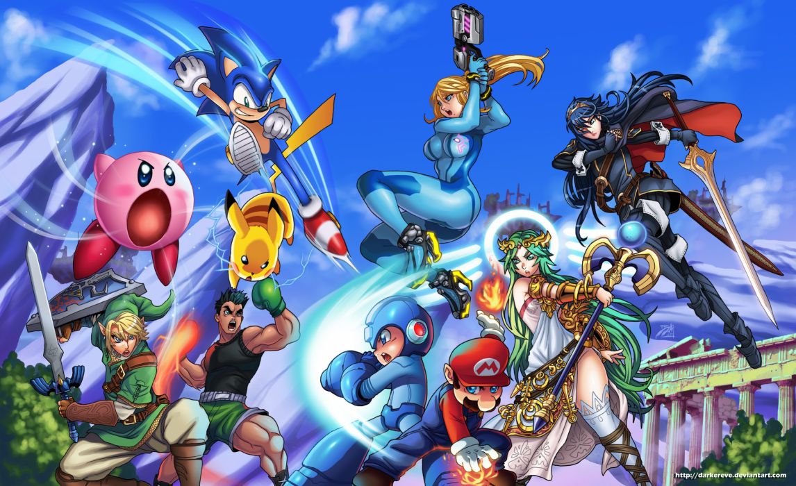 Personaggi Super Smash Bros, Nintendo, 1146x700 HD, Laptop