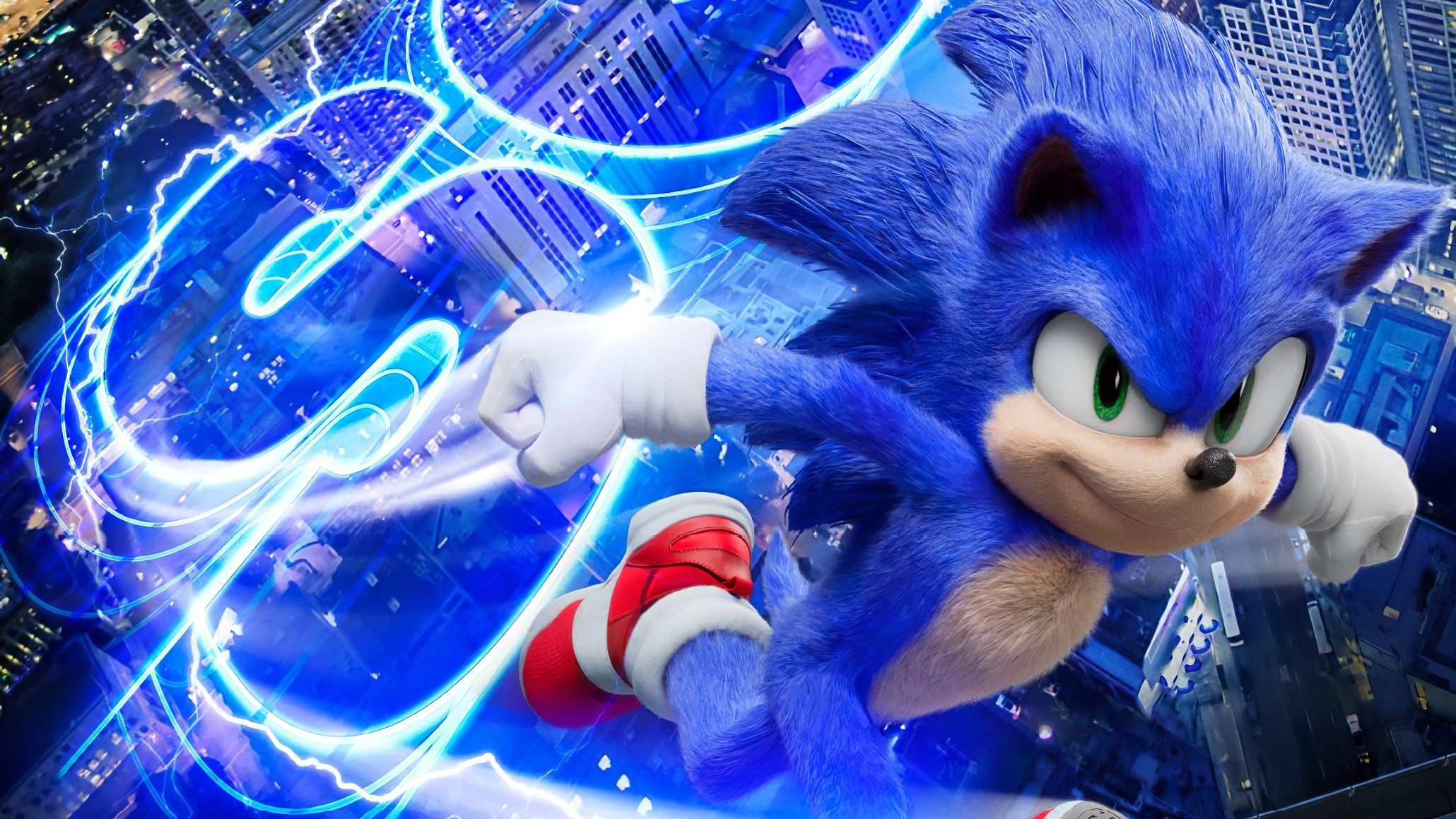 Sonic The Hedgehog film, 2060x1159 2K, Desktop