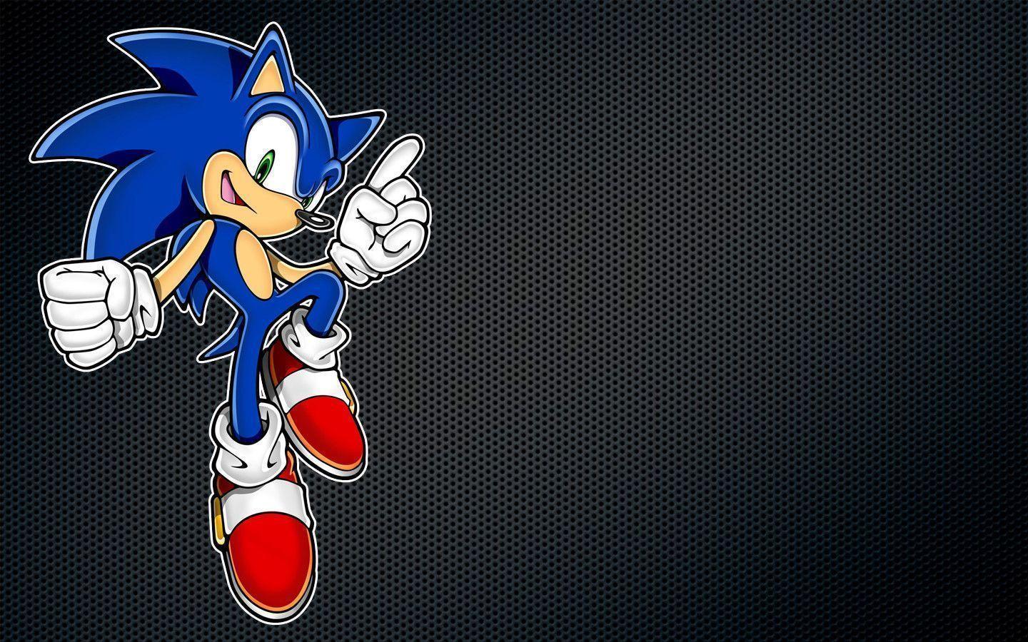 Sonic the Hedgehog sfondo scuro, 1440x900 720p, Laptop