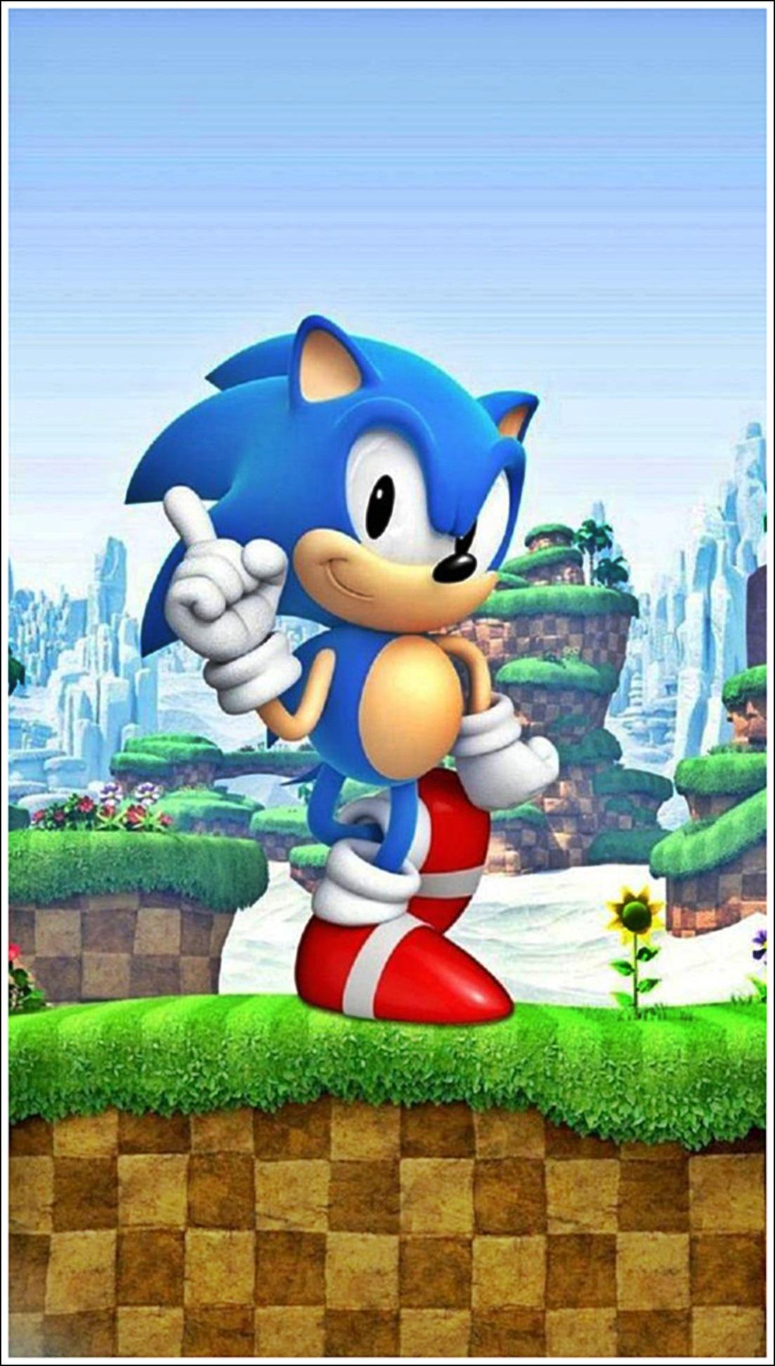 Sonic il riccio blu, 1104x1944 Full HD Verticale, Google Pixel