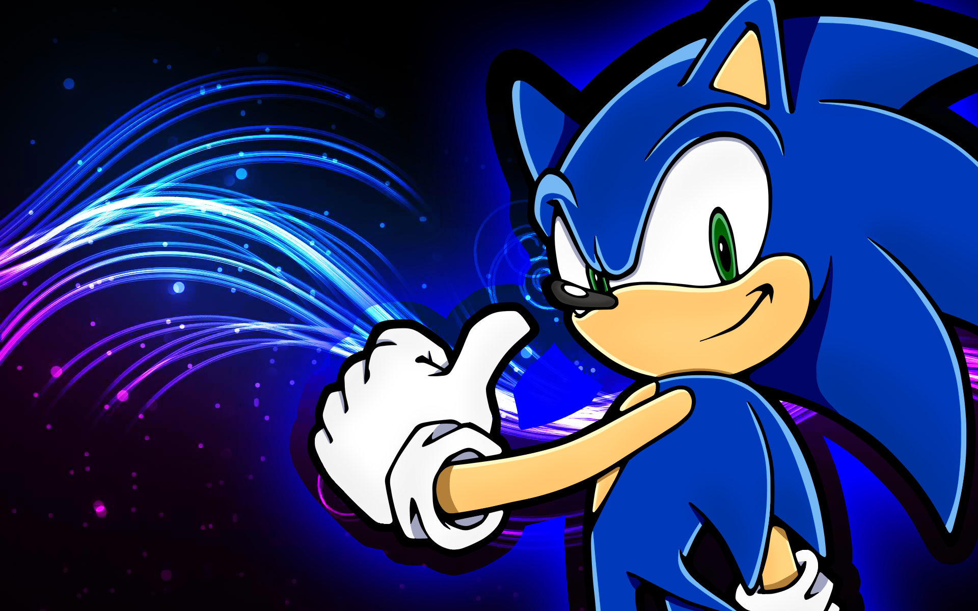 Sonic the Hedgehog blu, 1920x1200 WUXGA, Desktop