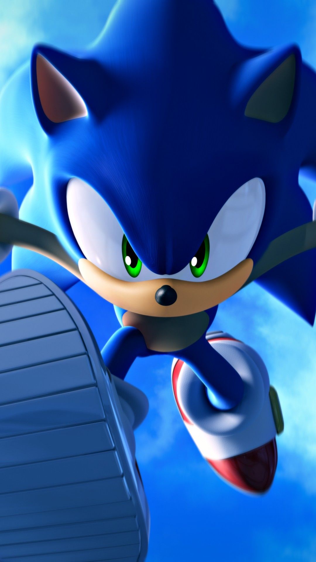 Sonic the Hedgehog personaggio blu, 1080x1920 Full HD Verticale, iPhone