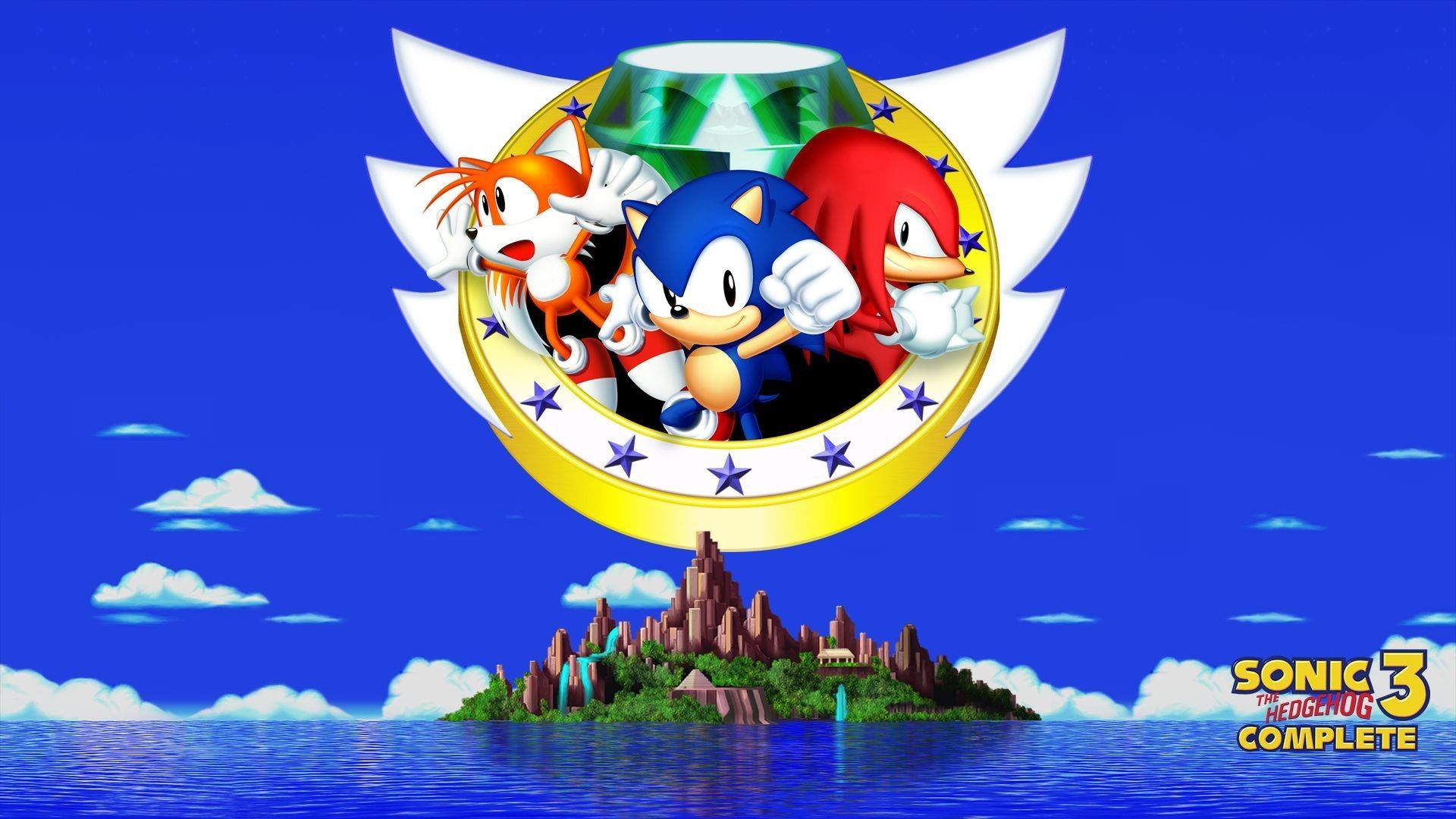 Sonic, Tails, Knuckles isola, 1920x1080 Full HD, PC Desktop