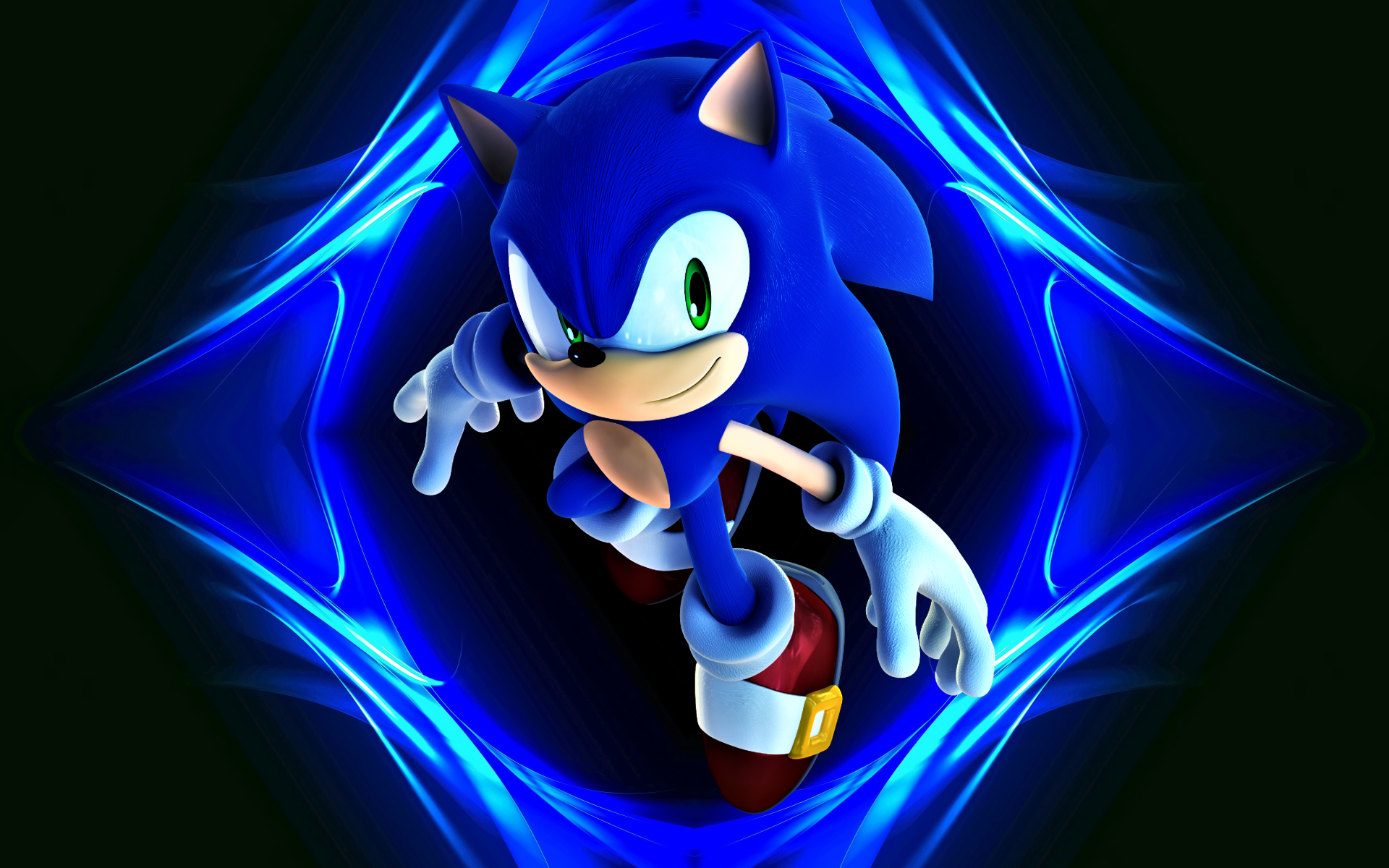Sonic the Hedgehog blu, 1920x1200 WUXGA, PC Desktop