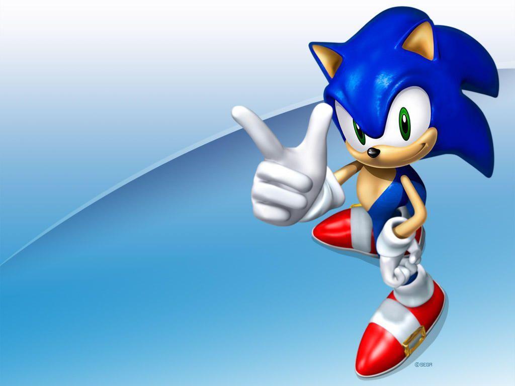Sonic the Hedgehog blu, 1024x768 HD, Desktop